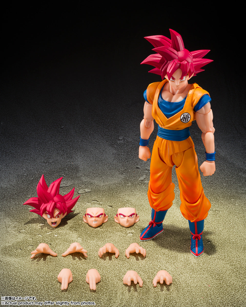 Dragon Ball Super S.H.Figuarts Super Saiyan God Son Goku Aura of a God