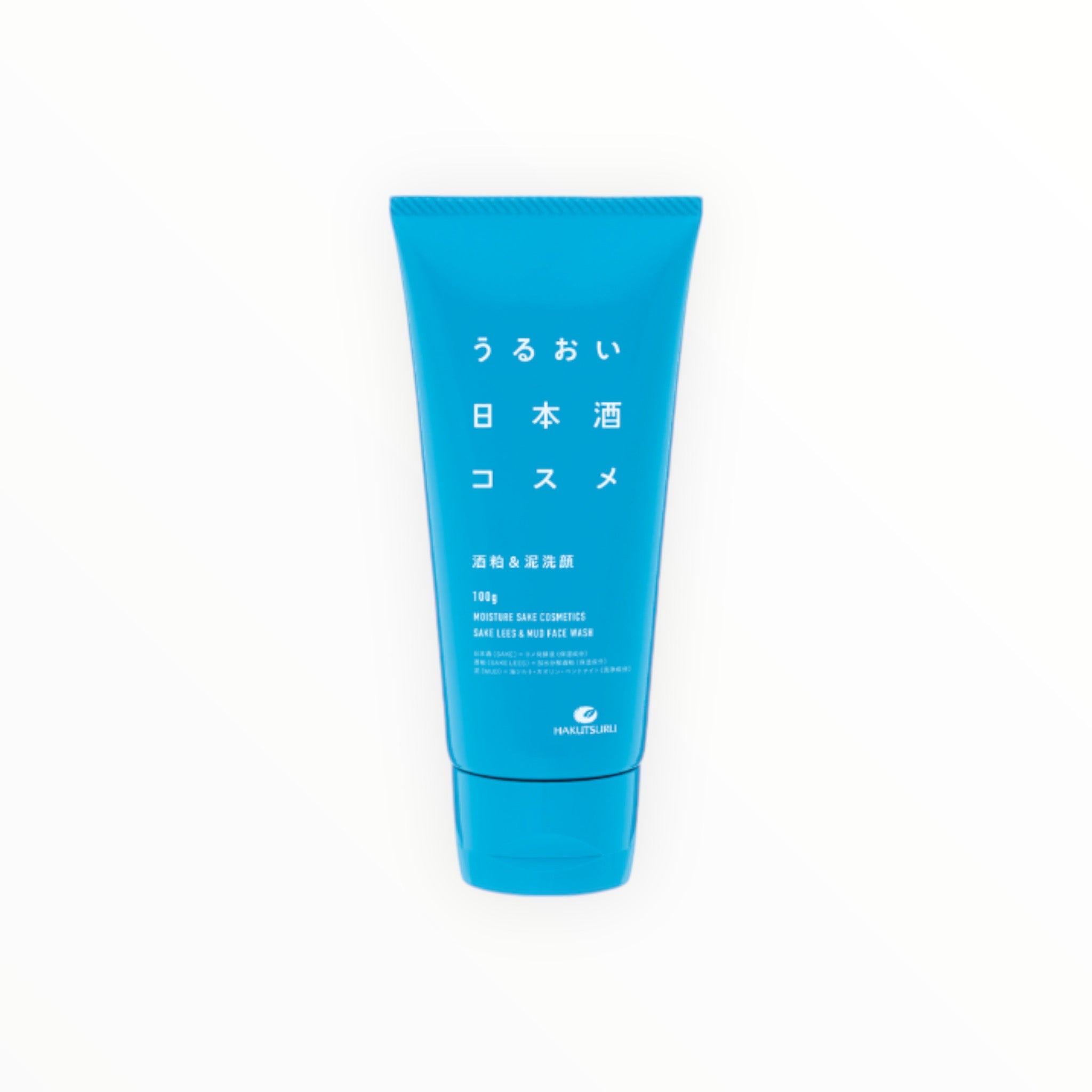 Hakutsuru Moisturizing Japanese Sake Lees & Mud Face Wash 100g