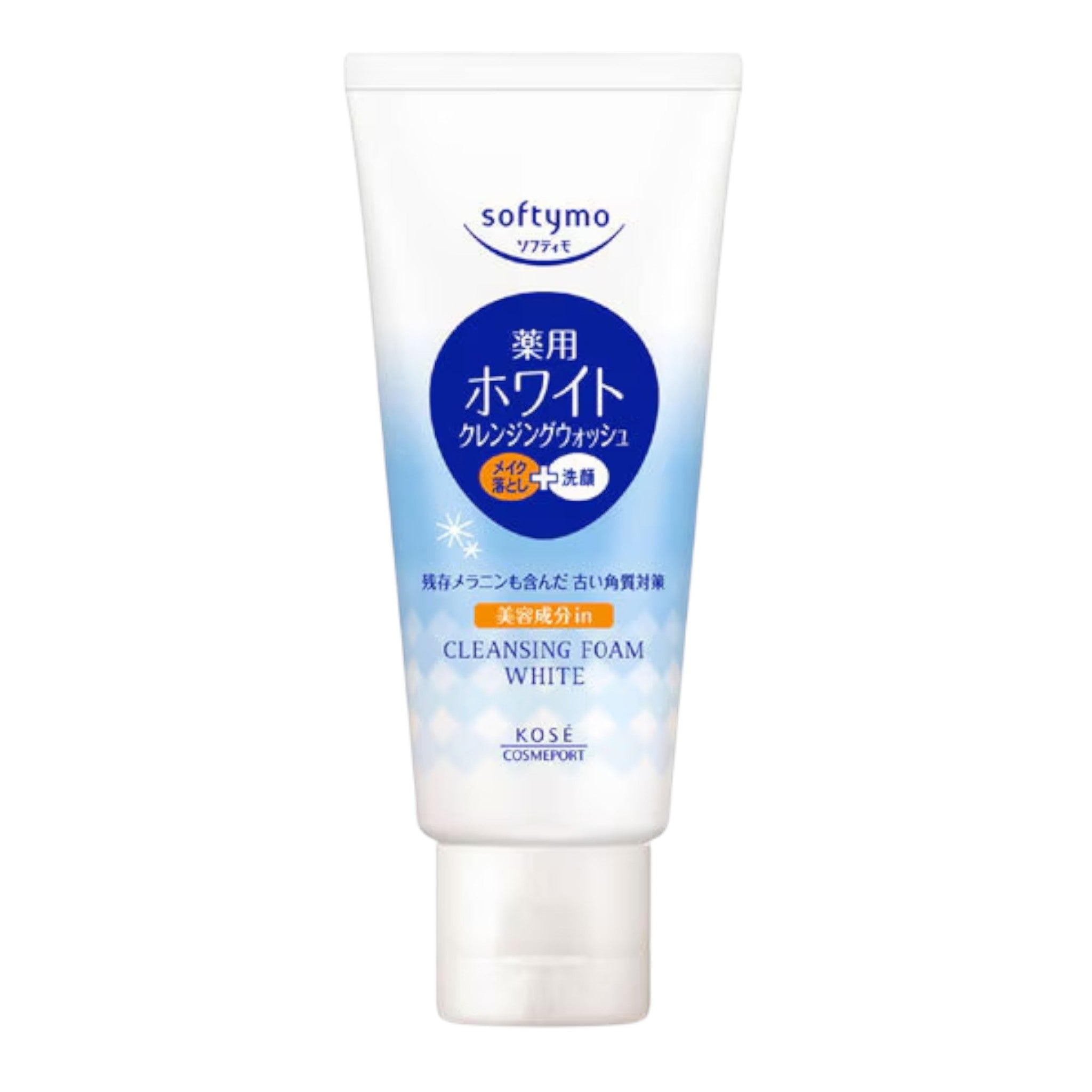 KOSE Softymo White Medicated Cleansing Wash Mini - 60g