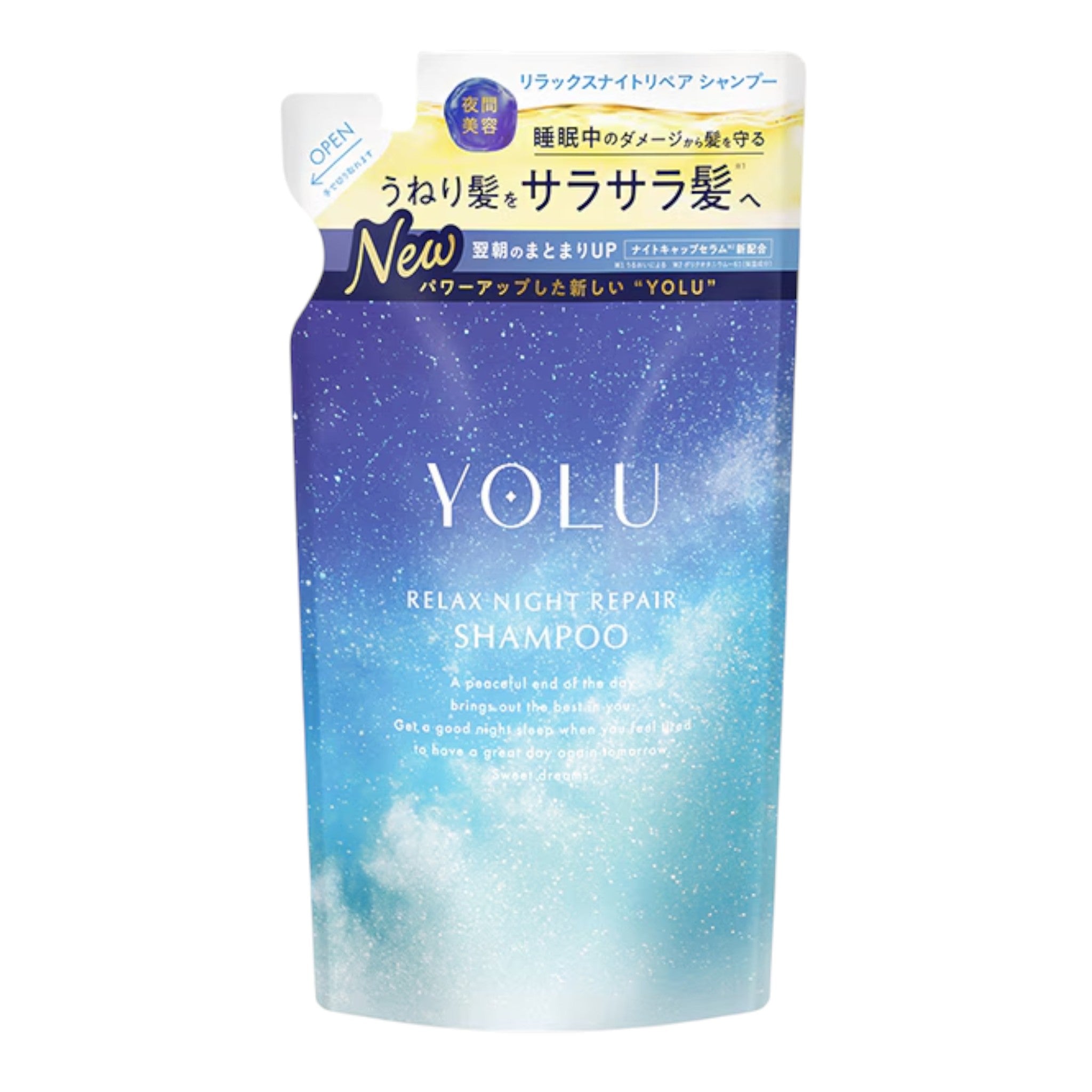 YOLU Relax Night Repair Shampoo Refill 370ml