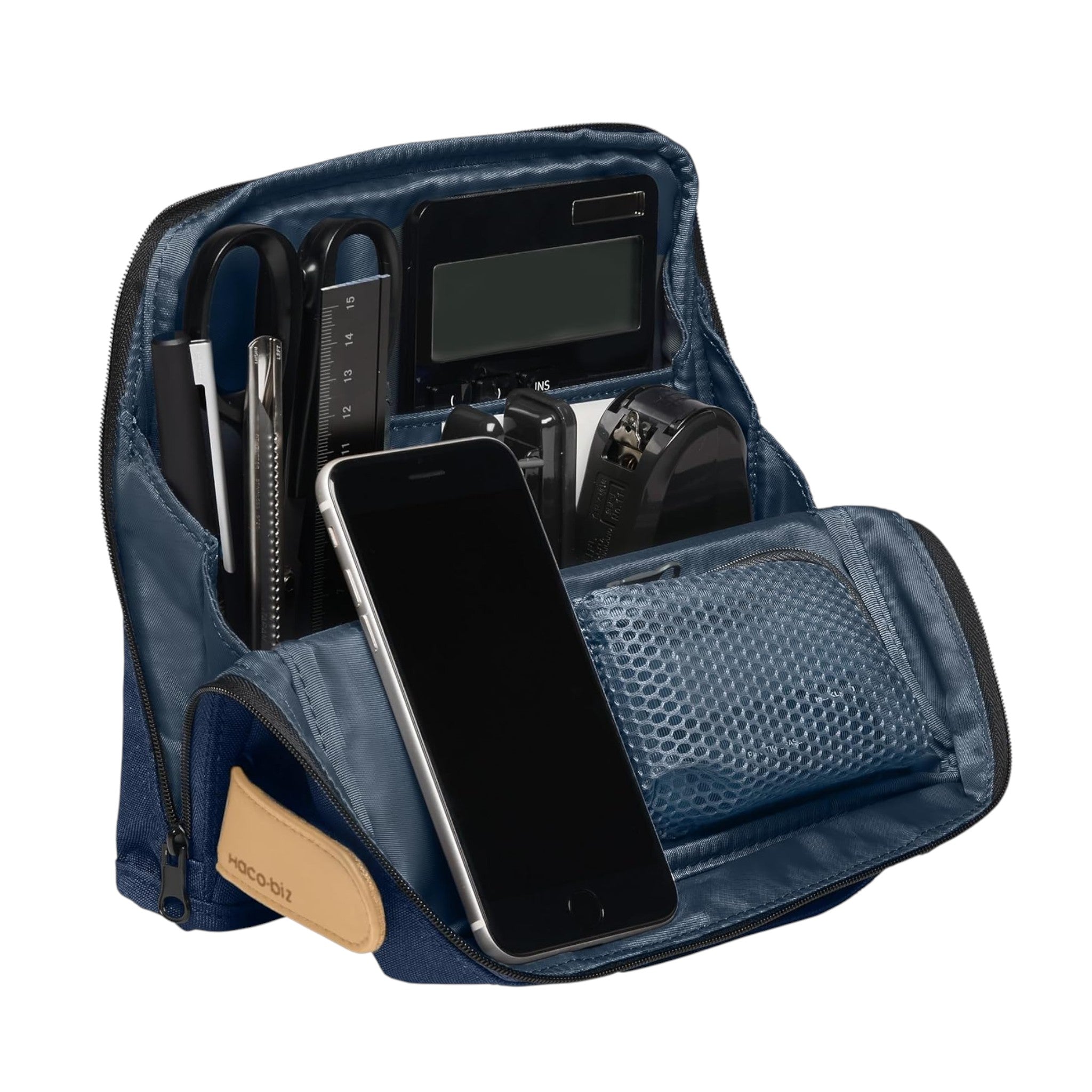 Kokuyo HAKOBIZ Bag-in-Bag Organizer Indigo Blue AM-KHB11DB