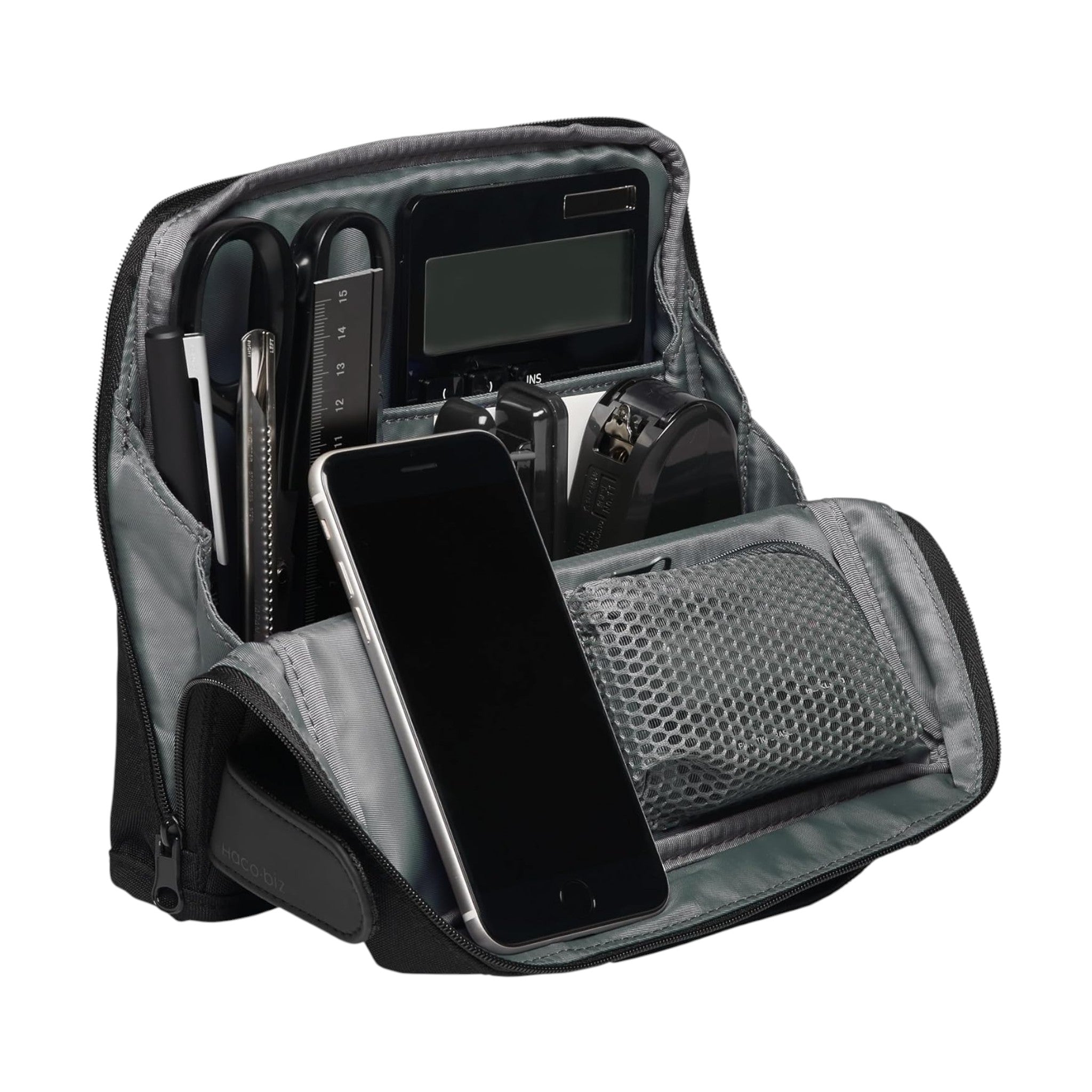 Kokuyo HAKOBIZ Bag-in-Bag Pouch Black AM-KHB11D