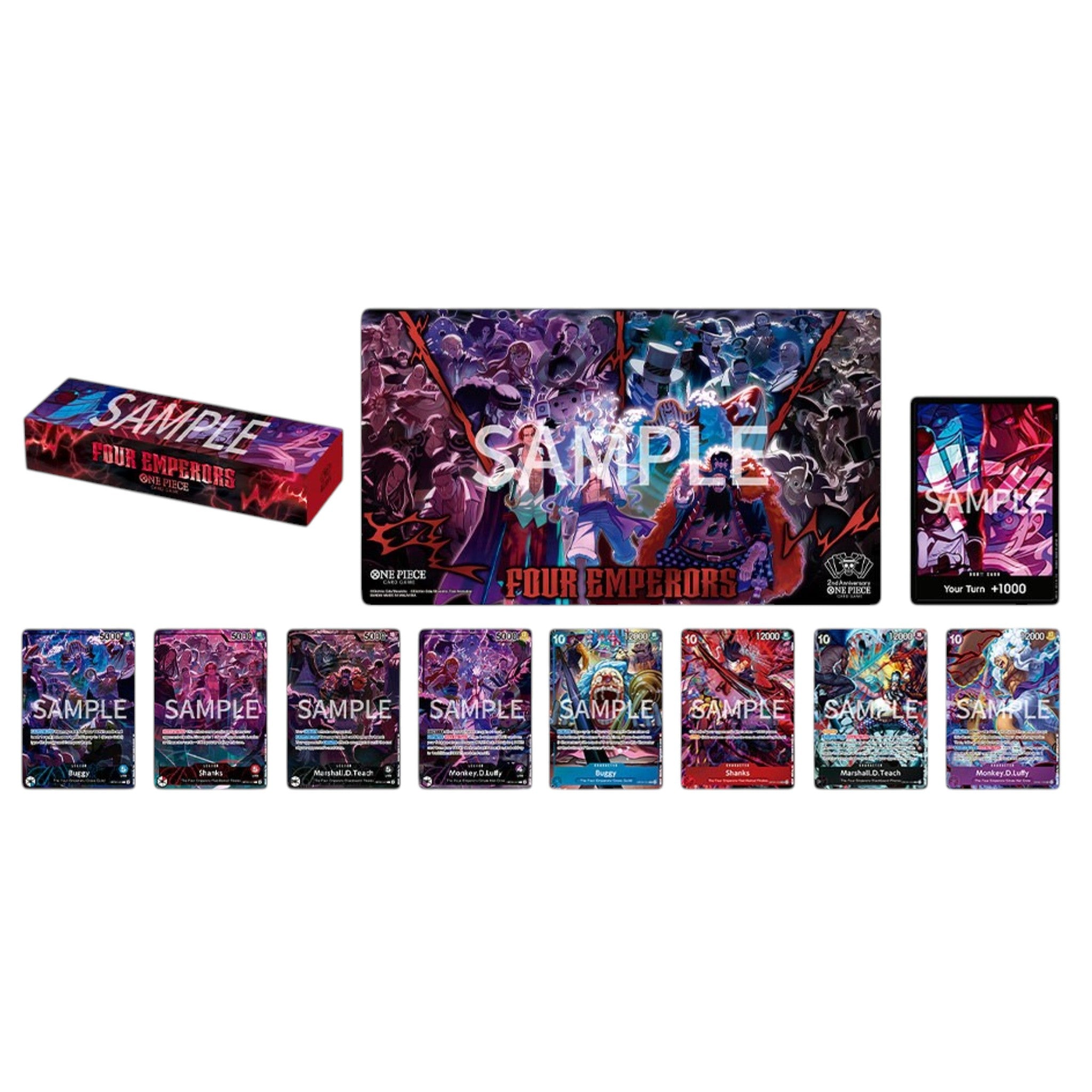 One Piece Card Game 2nd Anniversary Set English Edition