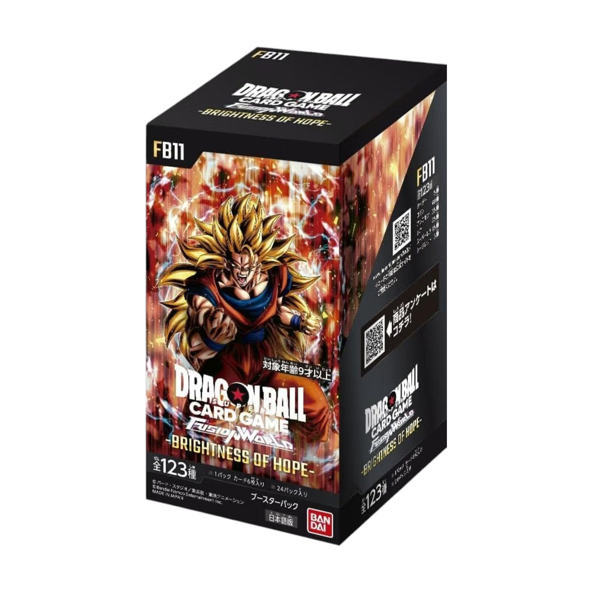 Dragon Ball Fusion World Brightness of Hope FB11 Booster Box Japanese
