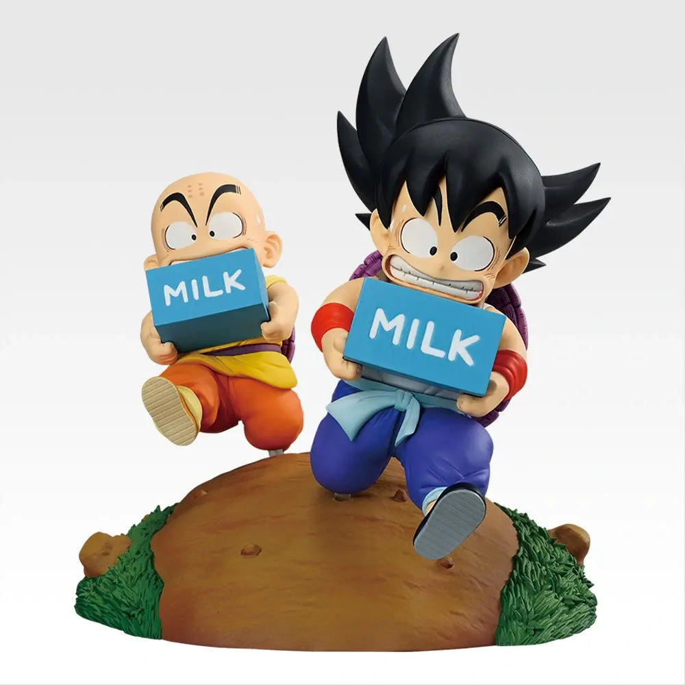 Ichiban Kuji Dragon Ball Son Goku & Krillin Milk Delivery Prize A Figure