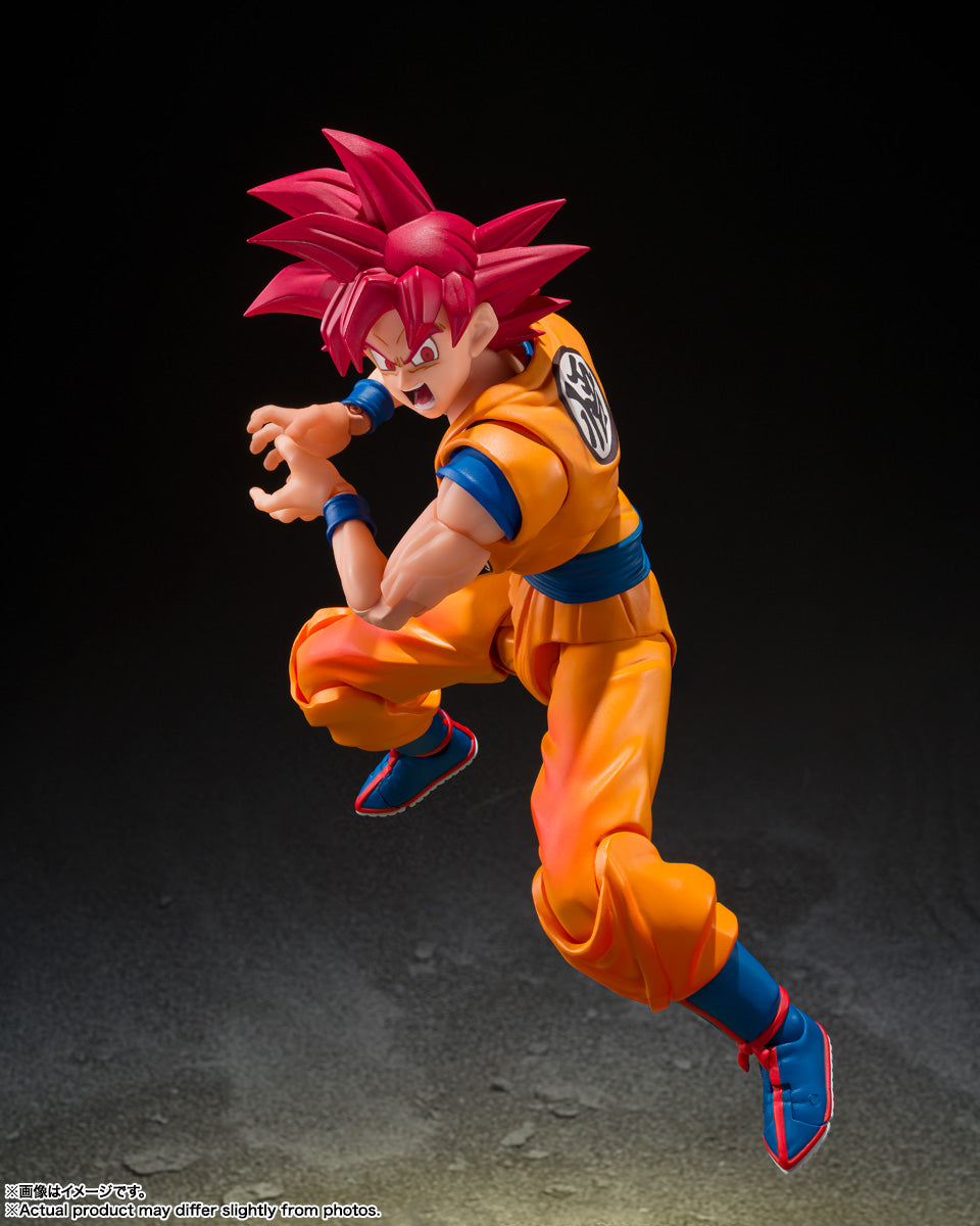 Dragon Ball Super S.H.Figuarts Super Saiyan God Son Goku Aura of a God