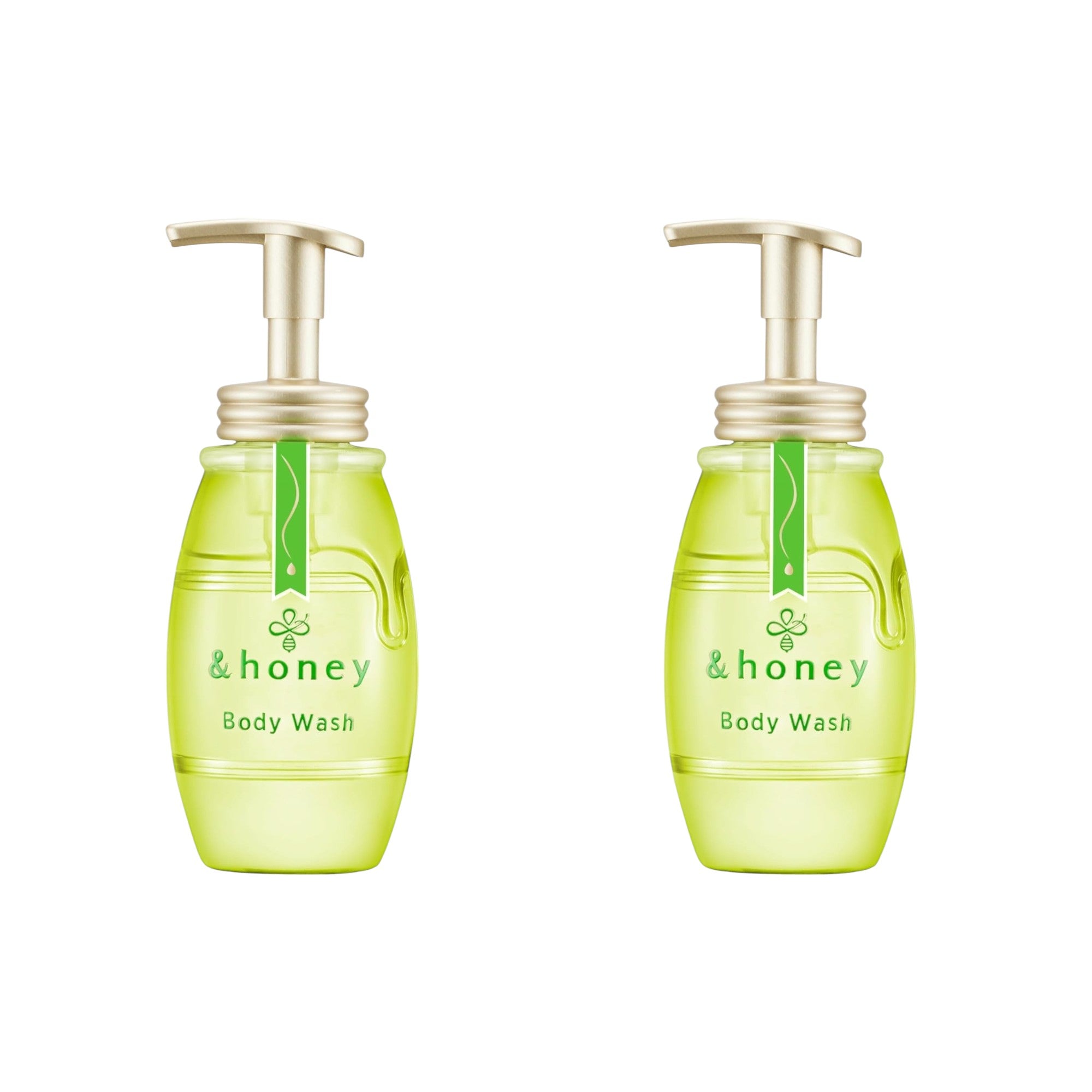 &honey Pure Moist Foaming Body Wash – Chardonnay 16.9 fl oz (500mL) ×2