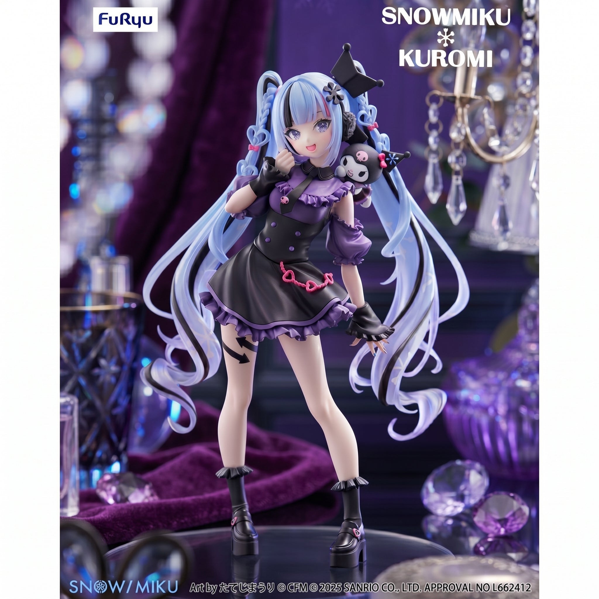 FuRyu Snow Miku x Kuromi Trio-Try-iT Figure