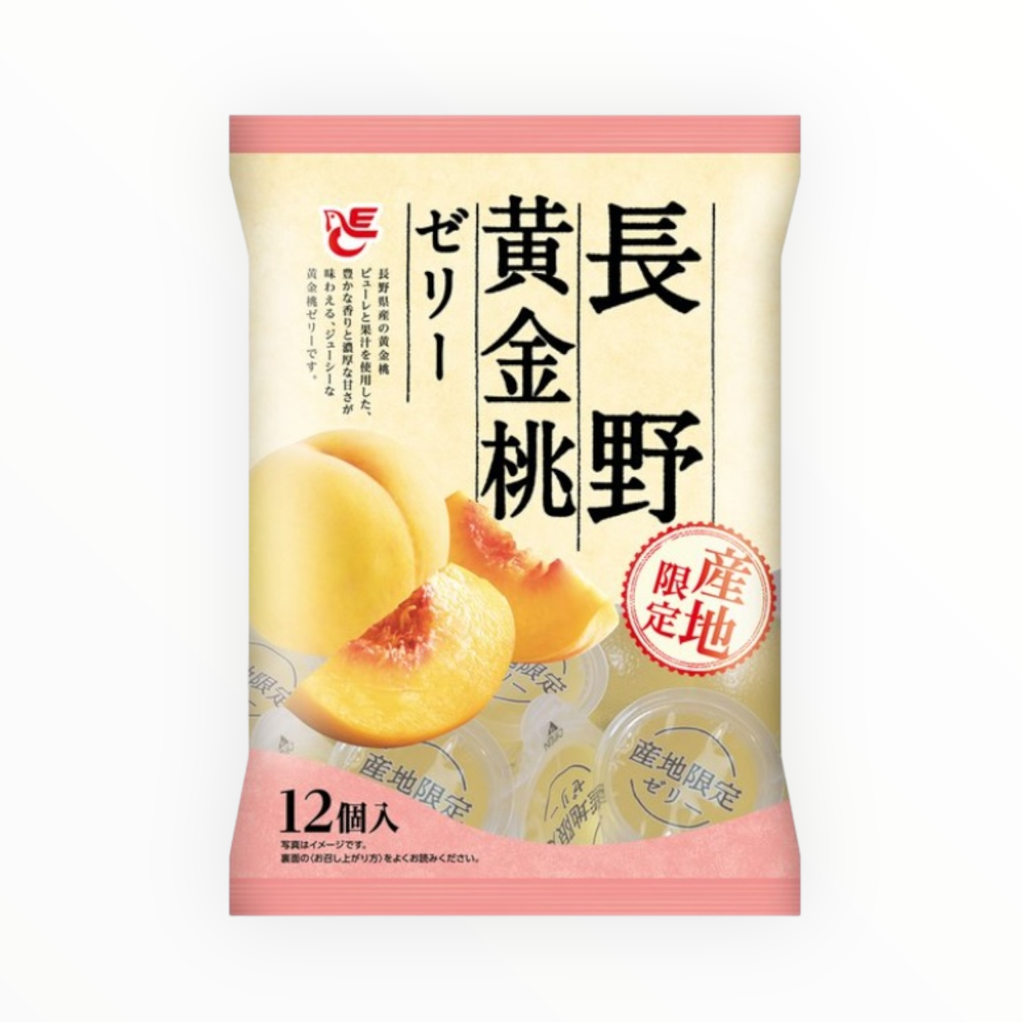 Ace Bakery Nagano Golden Peach Jelly 15g ร 12 Pieces