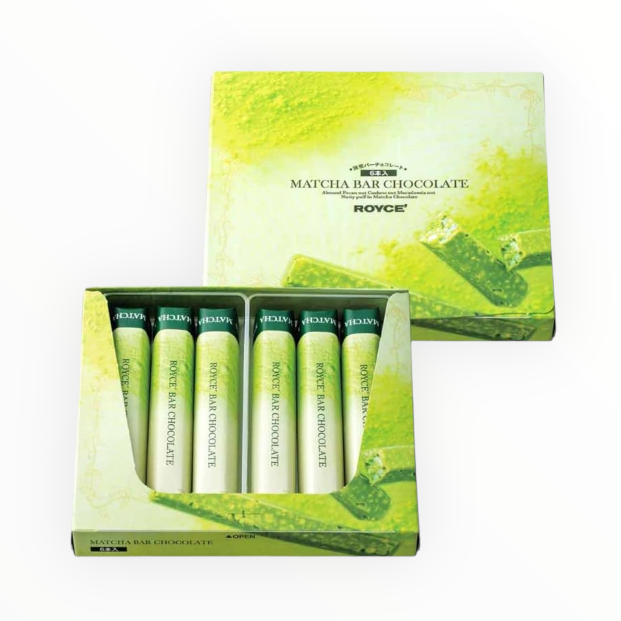 Royce Matcha Bar Chocolate 6 Pieces