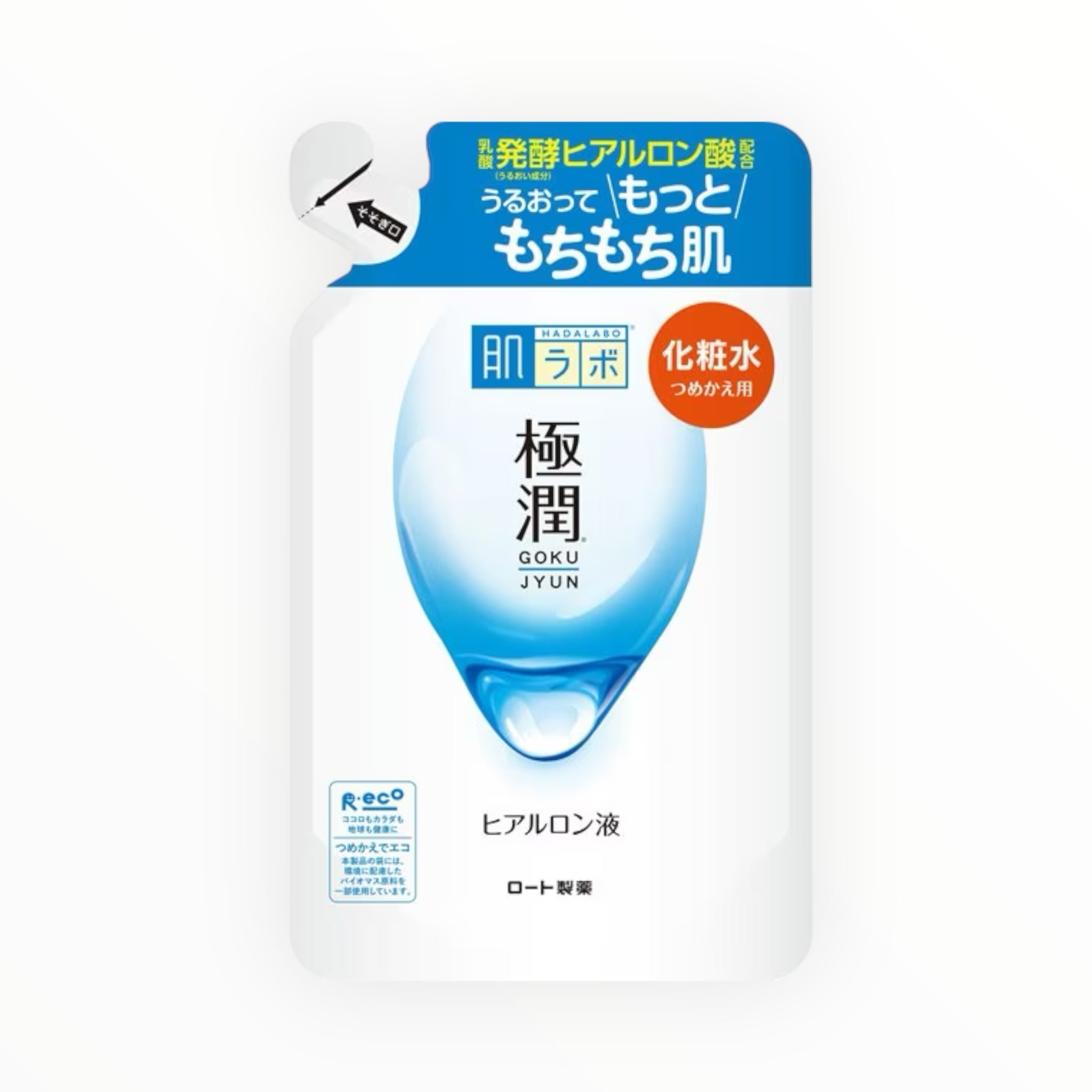 Rohto Hada Labo Gokujyun Hyaluronic Acid Lotion Refill 5.75 fl oz (170ml) โ Choose 1 to 6 Packs