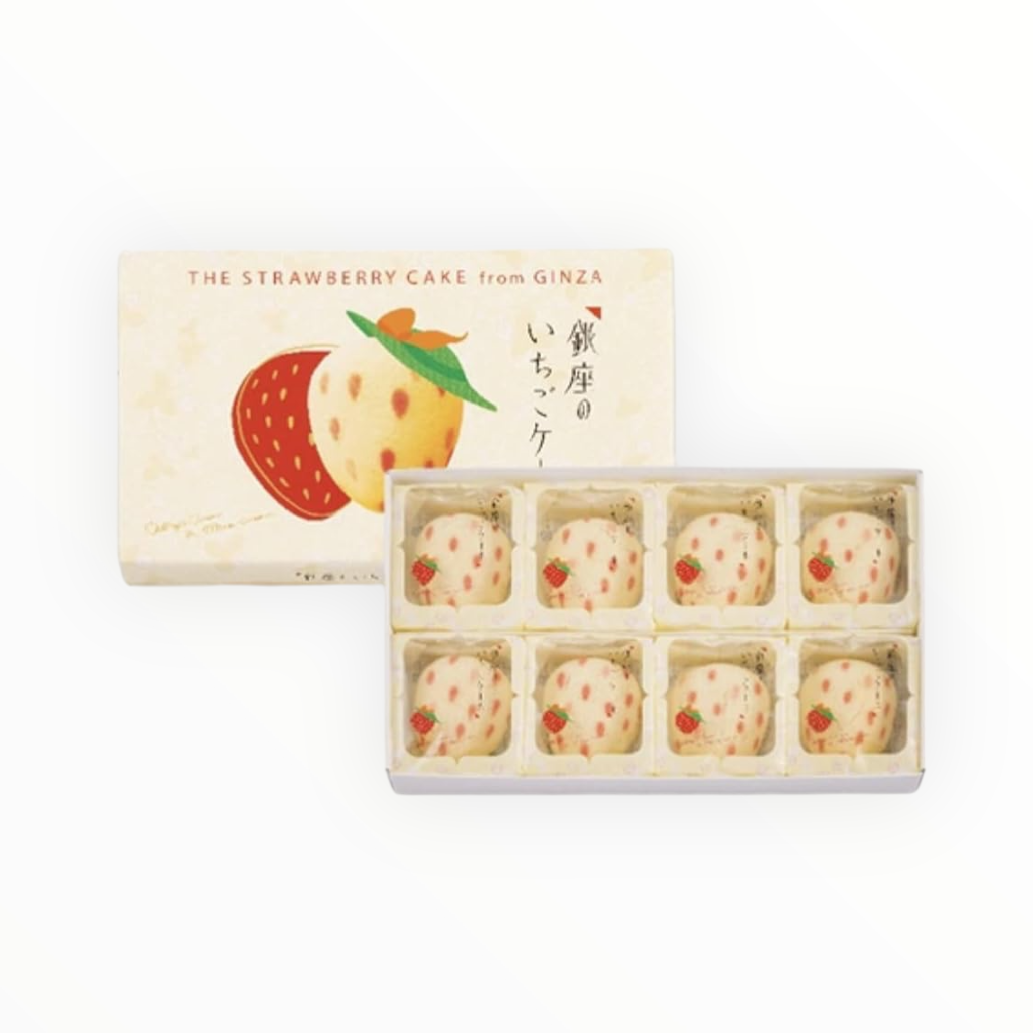 Tokyo Banana โGinza no Ichigo Cakeโ 8-piece Set