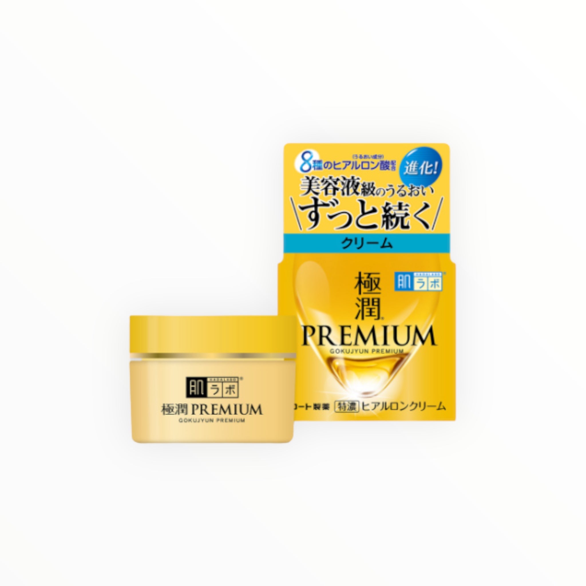 Rohto Hada Labo Gokujyun Premium Hyaluronic Cream 1.76 oz (50g) – Choose 1 to 6 Packs