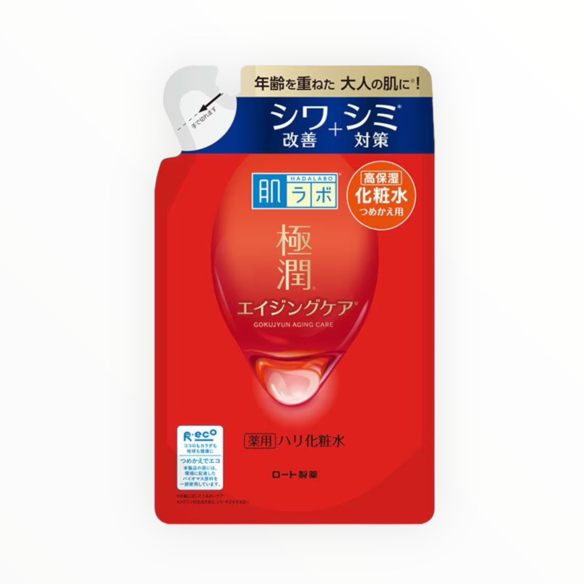 Rohto Hada Labo Gokujyun Medicated Firming Lotion Refill 5.75 fl oz (170ml) โ Choose 1 to 6 Packs