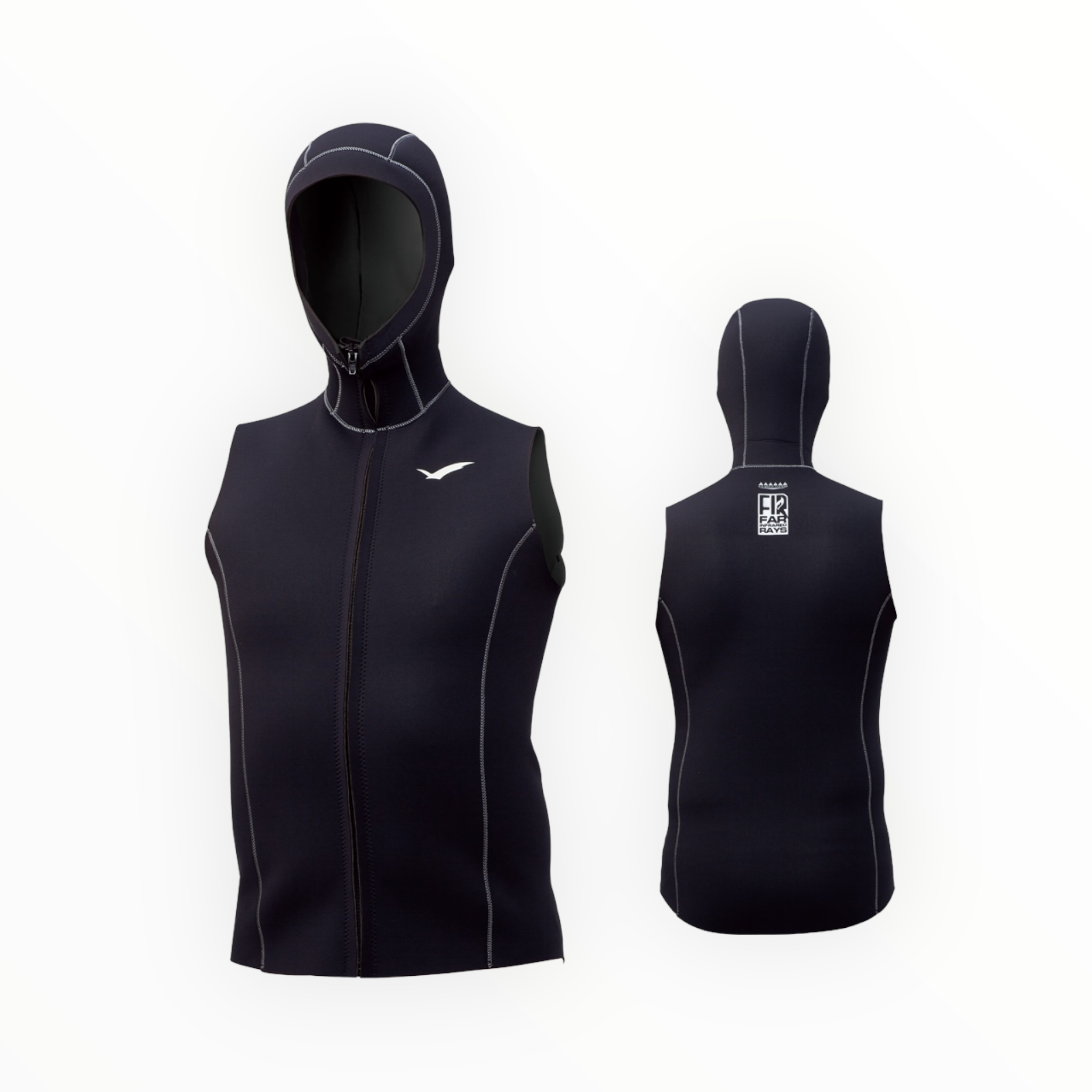 GULL 2MM x 3MM FIR KAPUZENWESTE HERREN