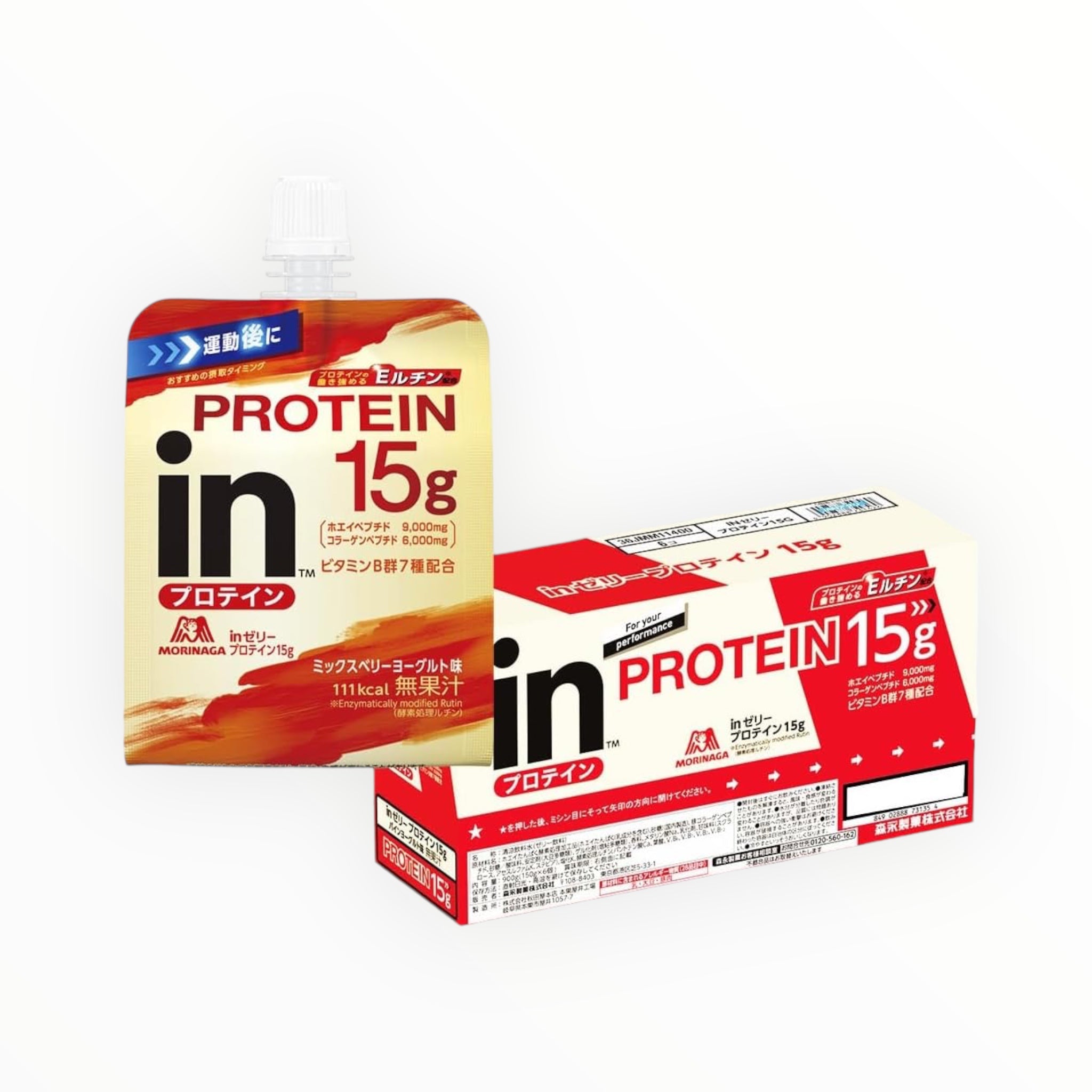 Morinaga in Jelly Protein 15g 150g ร 6 Pieces