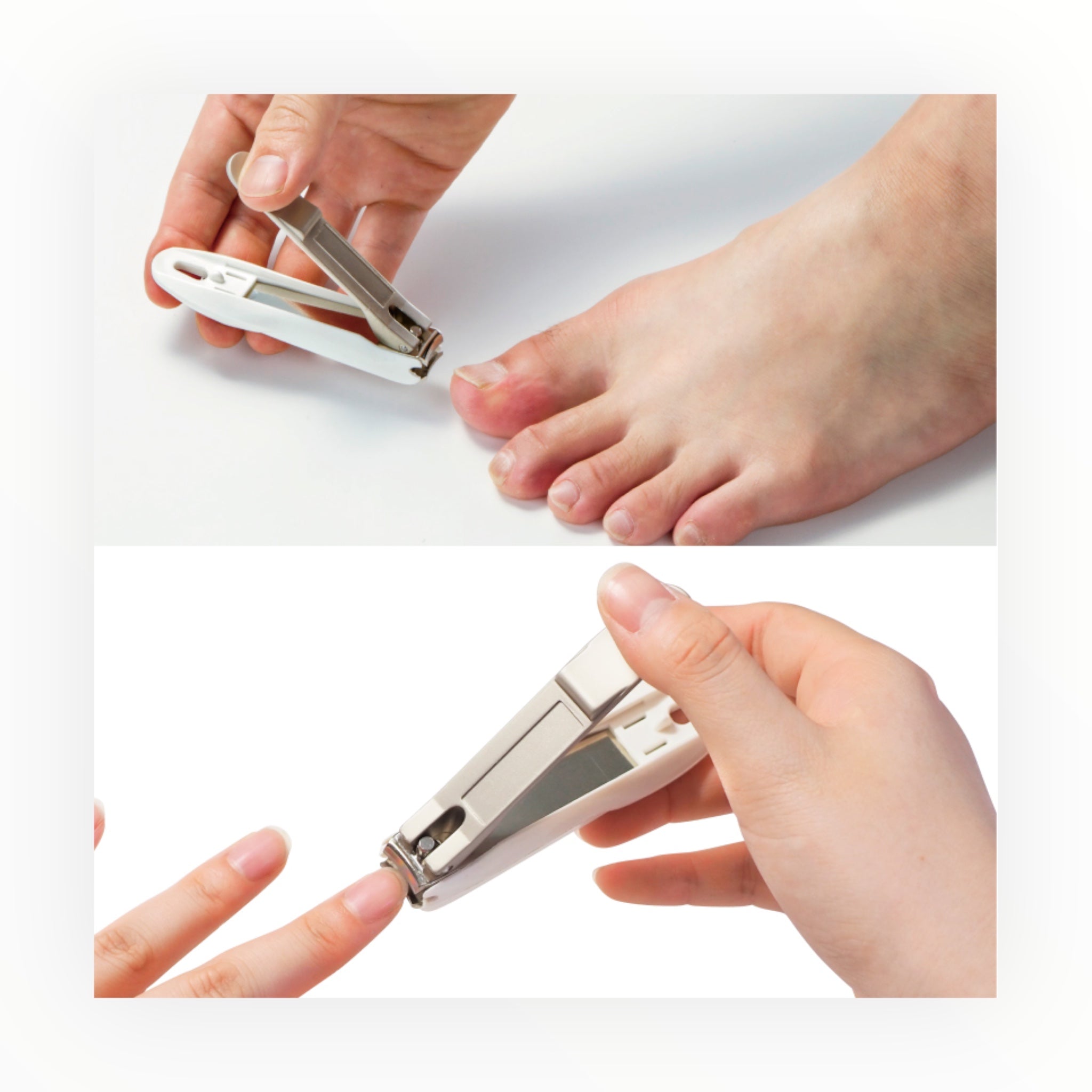 Greenbell Nagelknipser mit breiter Klinge aus Edelstahl G-1203