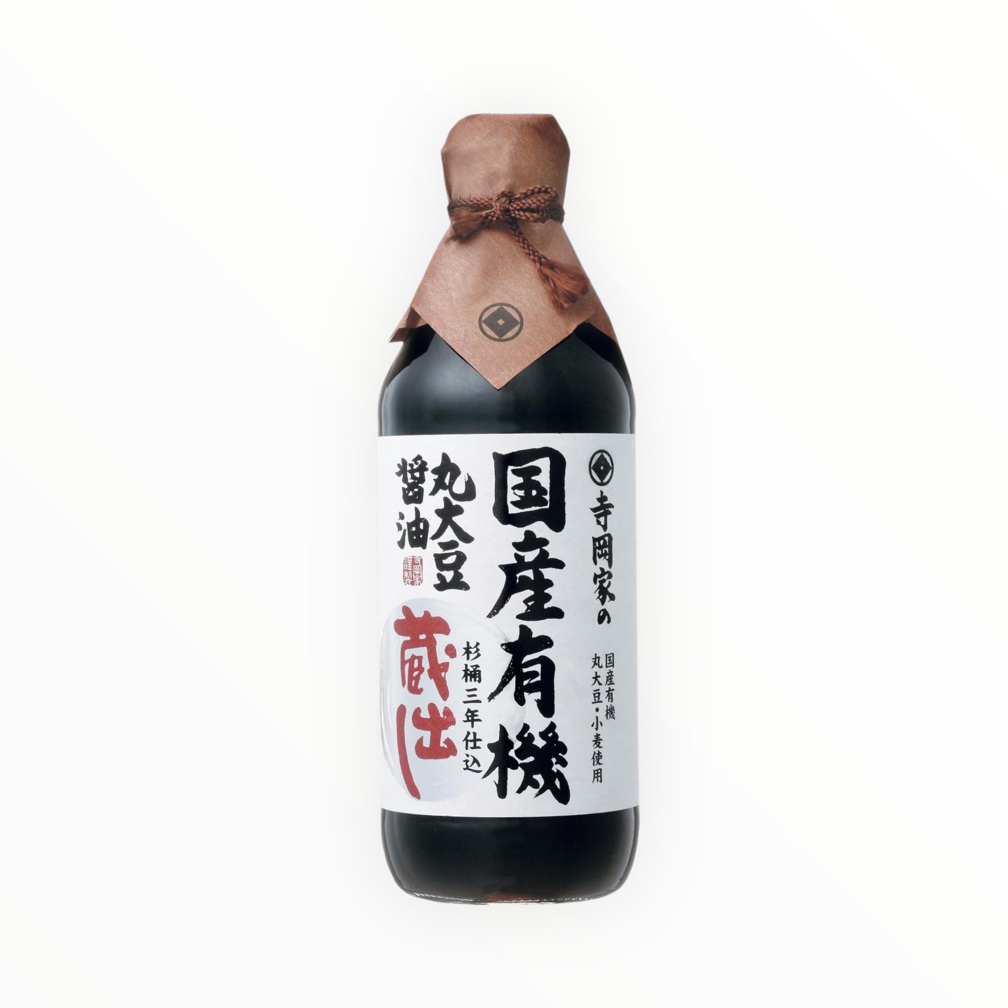 Teraoka Organic Aged Soy Sauce with Japanese Whole Soybeans 500ml