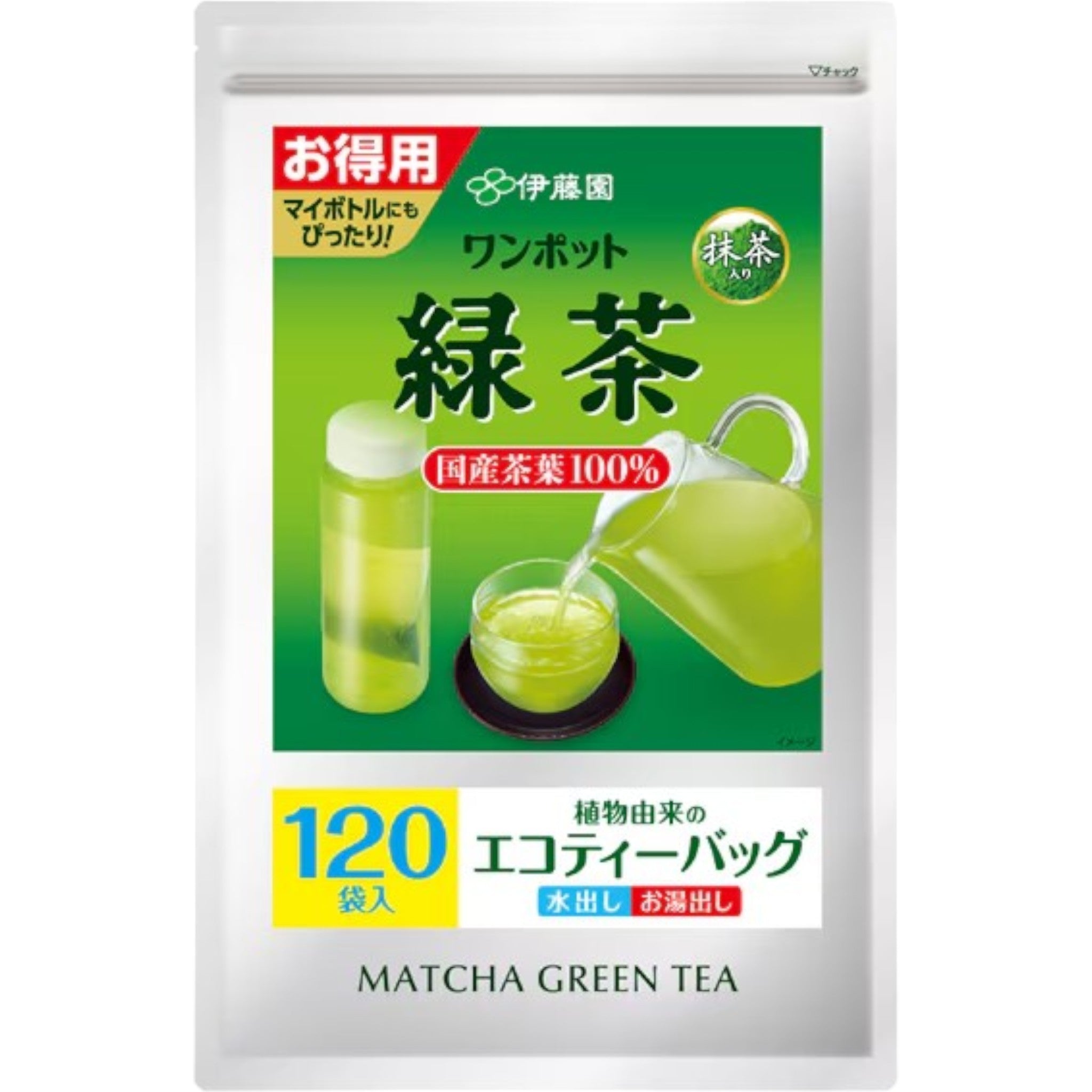 Ito En One Pot Matcha Green Tea Bags 2.5g ร 120 Bags