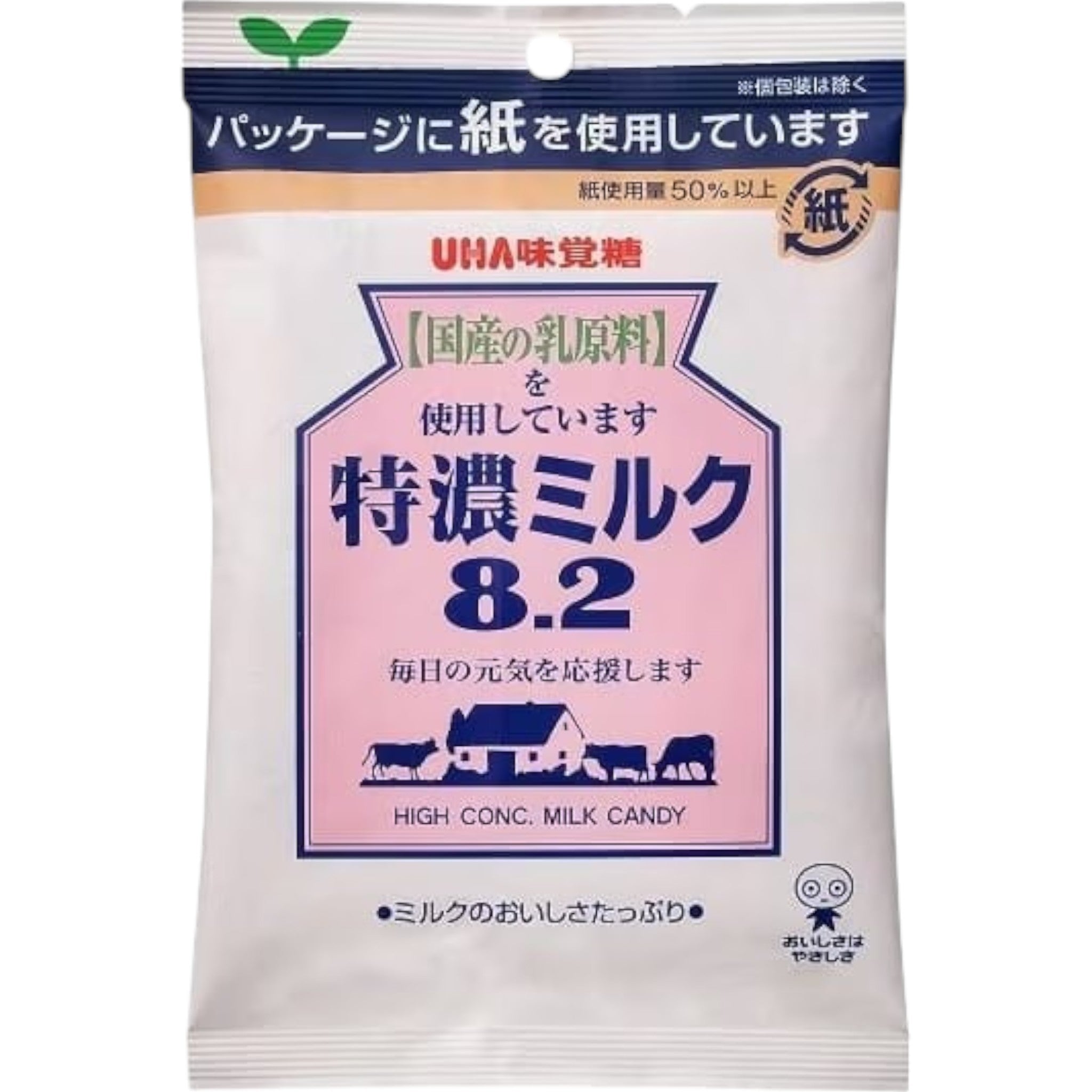 UHA Mikakuto Tokuno Milk 8.2 Candy 88g