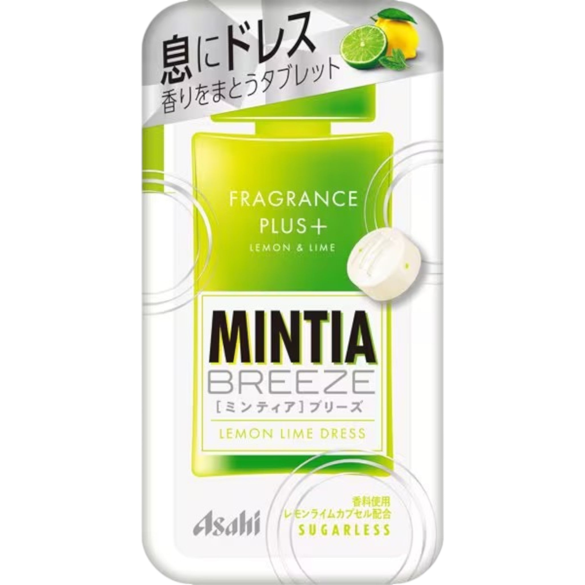 Asahi MINTIA Breeze Lemon Lime Dress 30 Tablets × 5 Packs