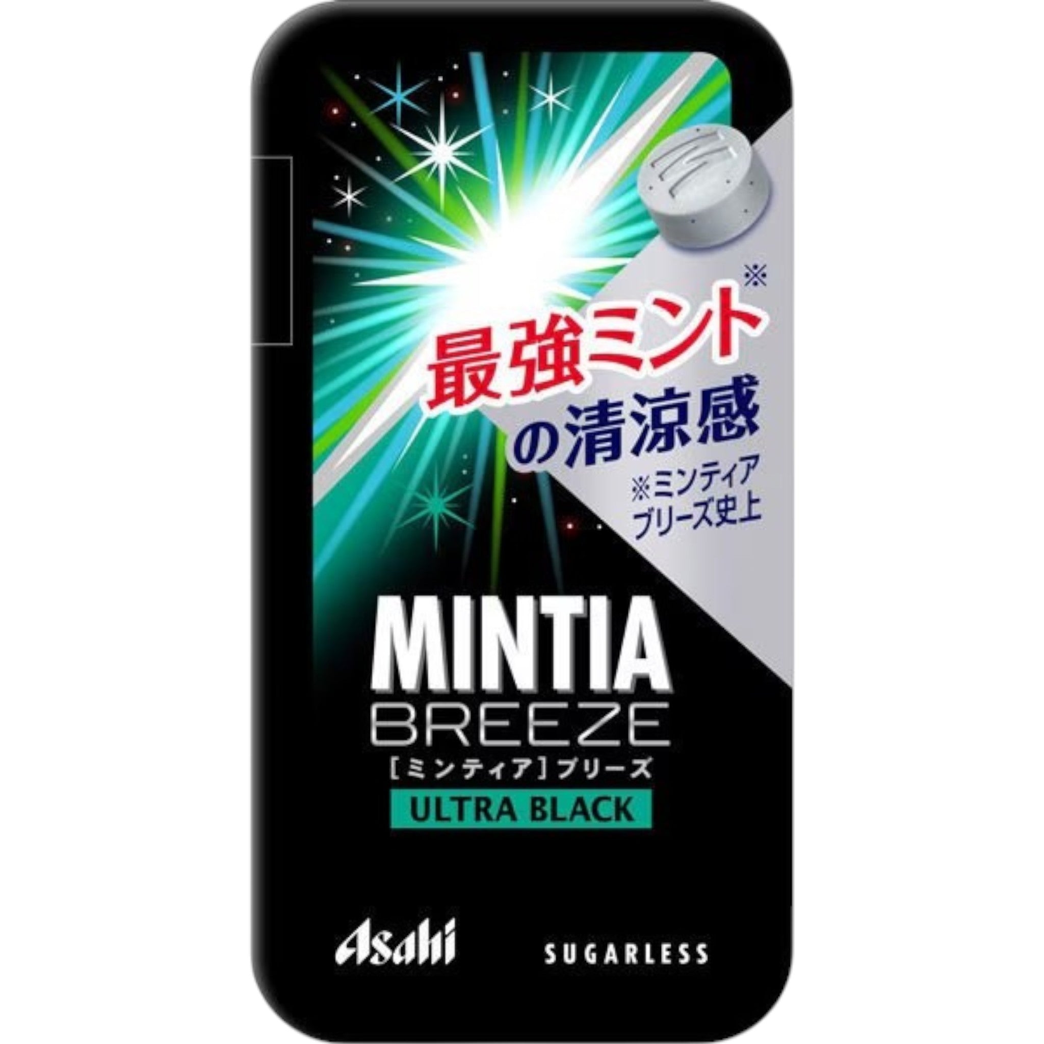 Asahi MINTIA Breeze Ultra Black 30 Tablets × 5 Packs