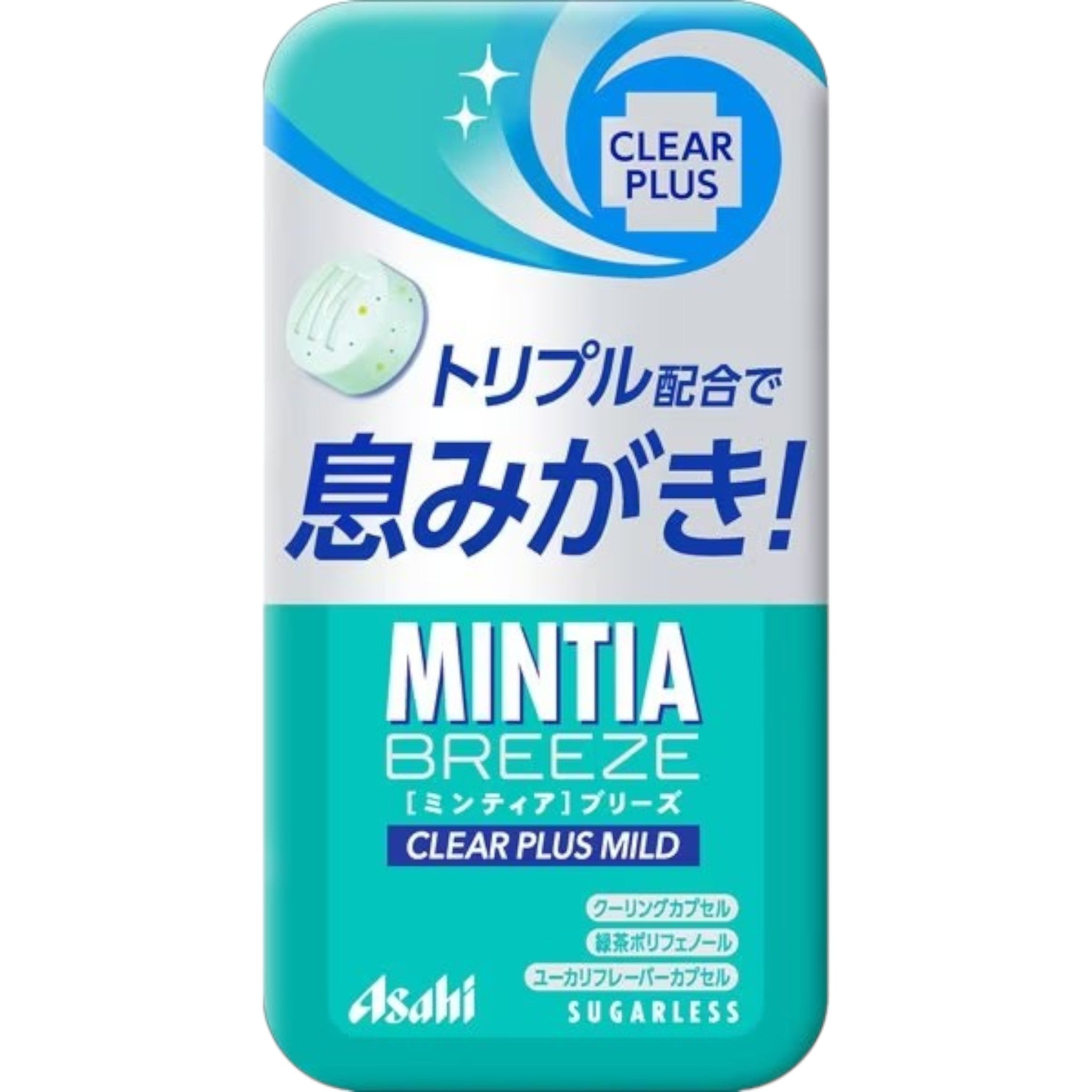 Asahi MINTIA Breeze Clear Plus Mild 30 Tablets × 5 Packs