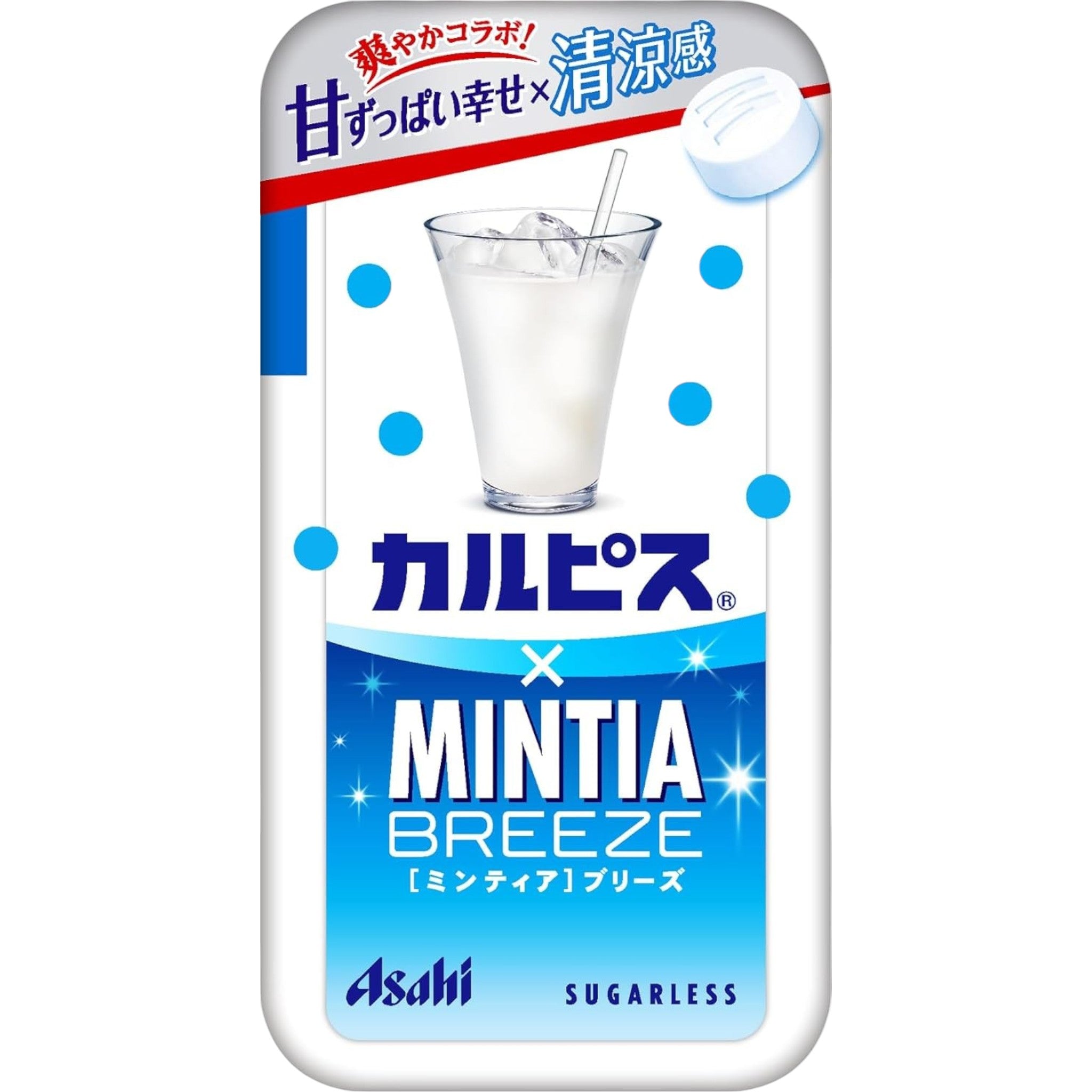 Asahi MINTIA Breeze Calpis 30 Tablets × 5 Packs