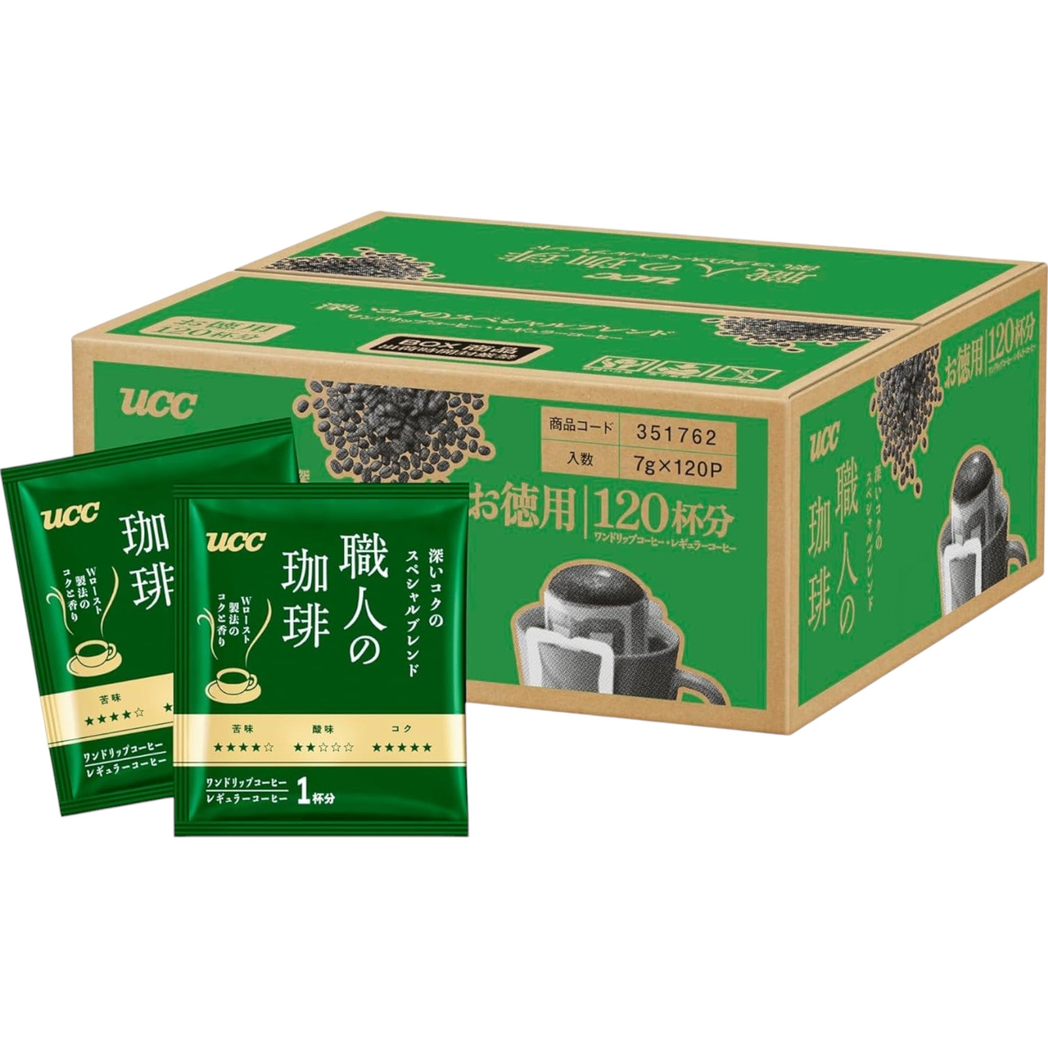 UCC Craftsman's Coffee Drip Coffee Special Blend 120 Packs