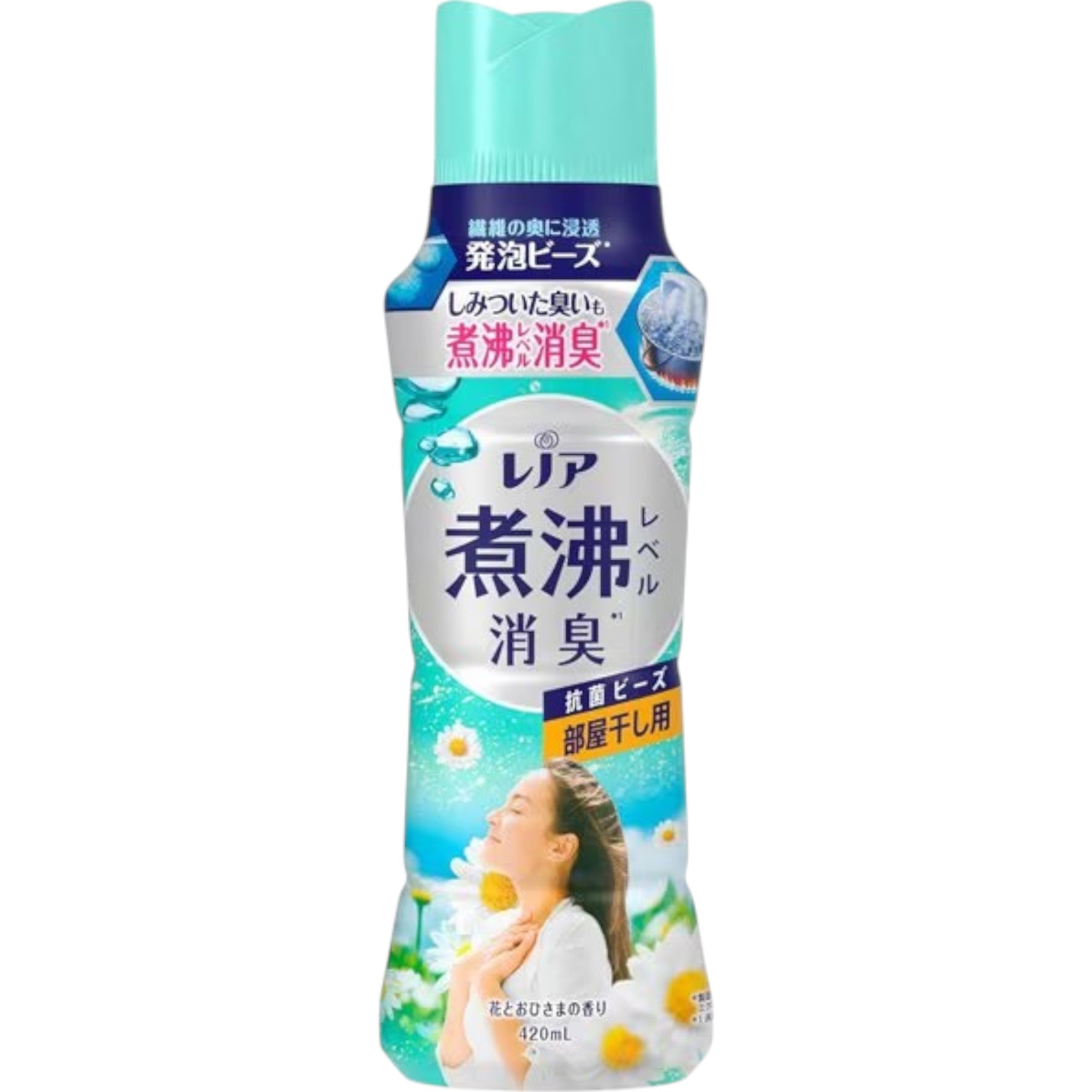 Lenor Ultra-Deodorizing & Antibacterial Laundry Beads Indoor Dry Floral & Sunlight 420ml