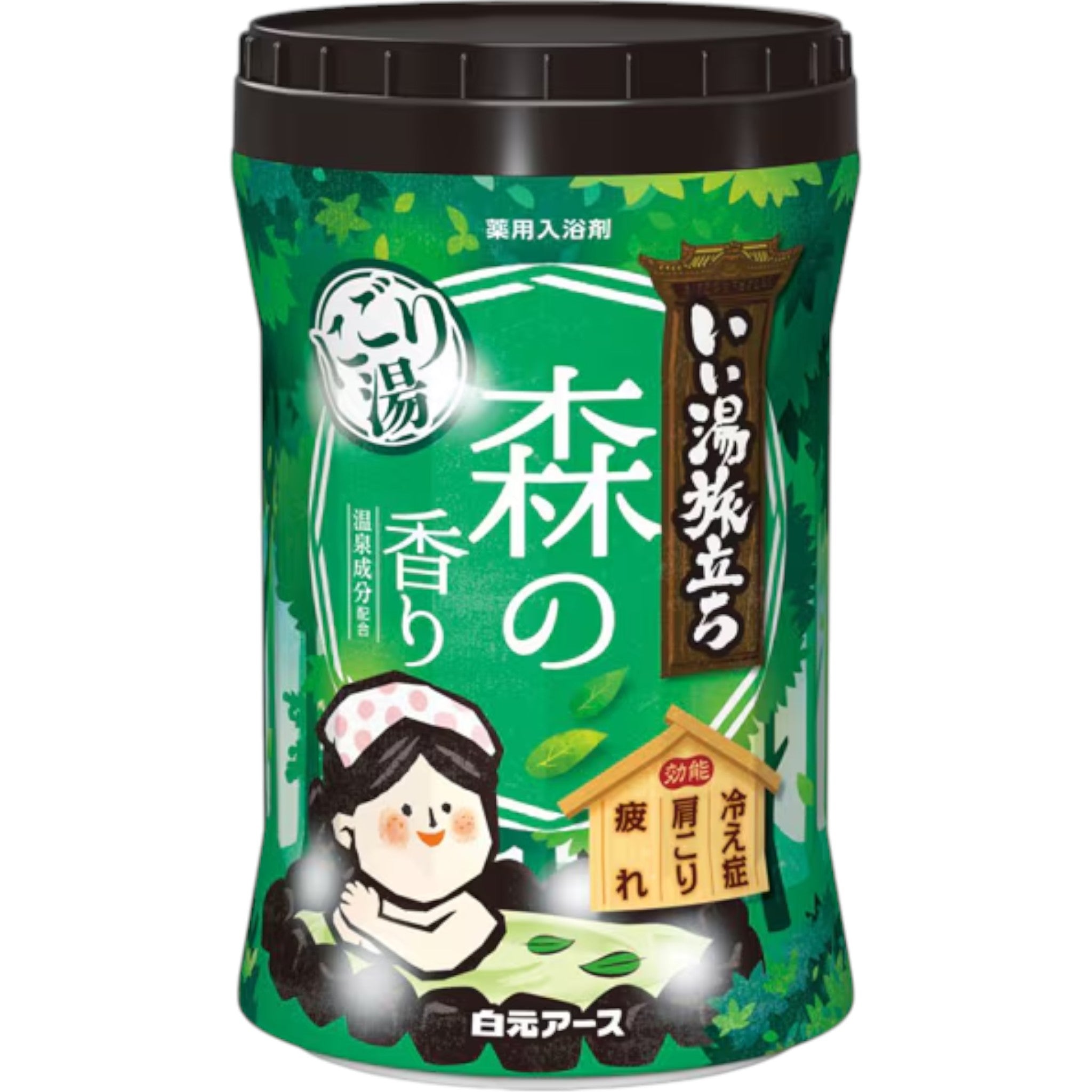 Iiyu Tabidachi Milky Bath Powder Forest 600g