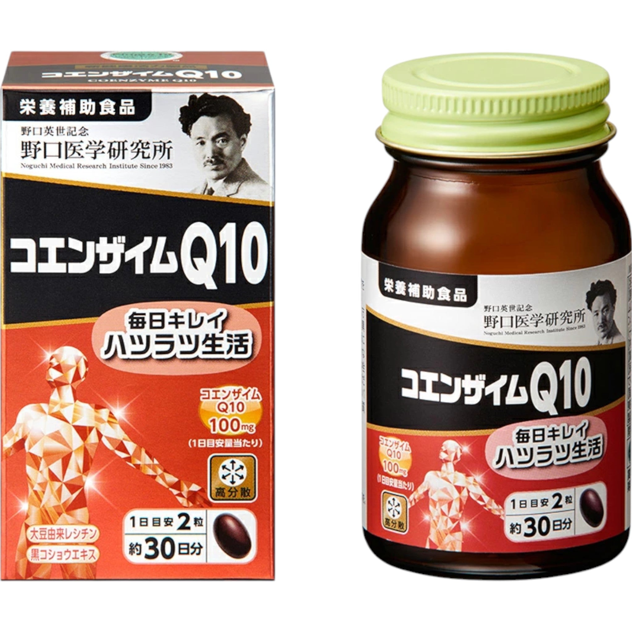 Noguchi Coenzyme Q10 100mg 60 Capsules (30-Day Supply)