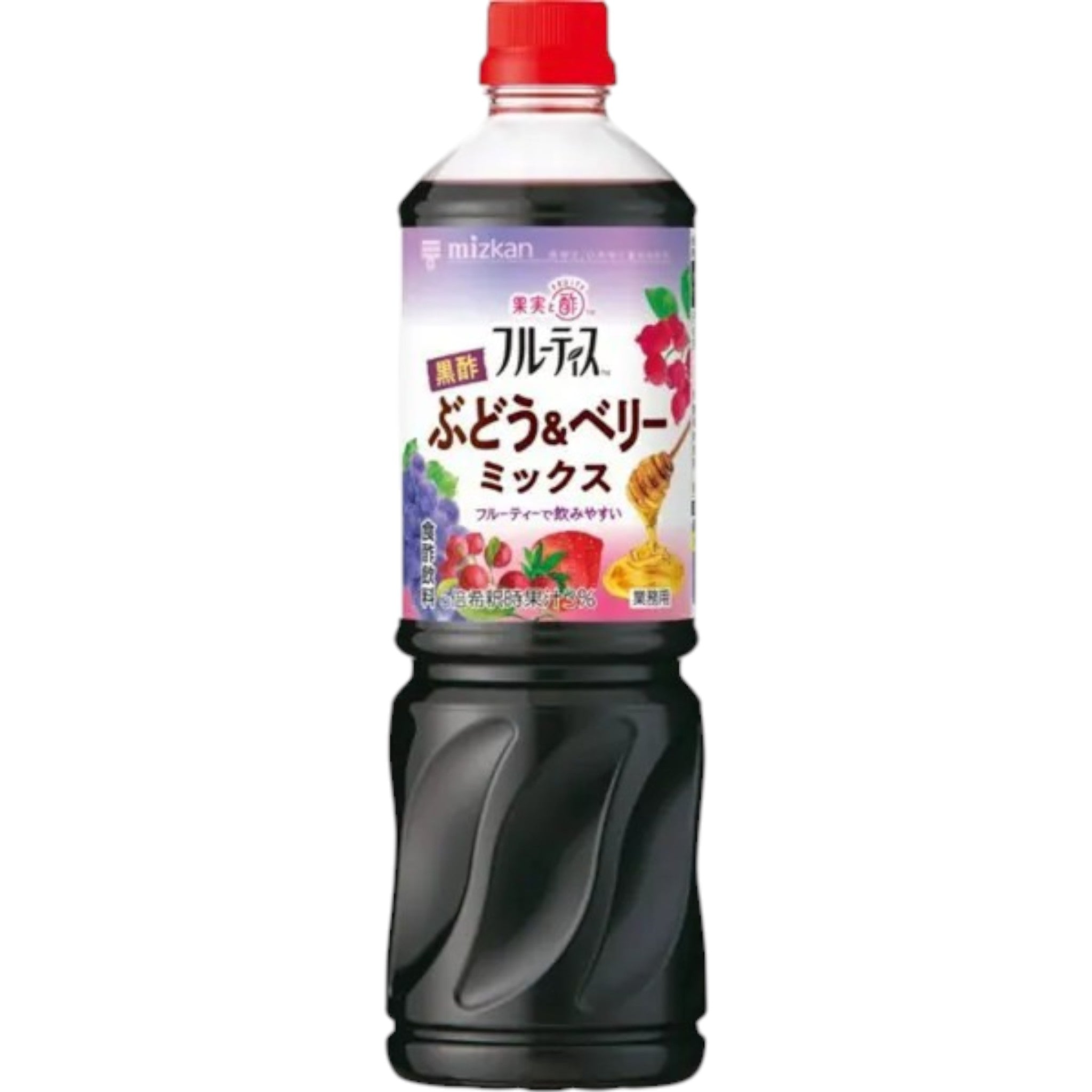 Mizkan Fruity Black Vinegar Grape & Berry Mix (6x Concentrated) 1000ml