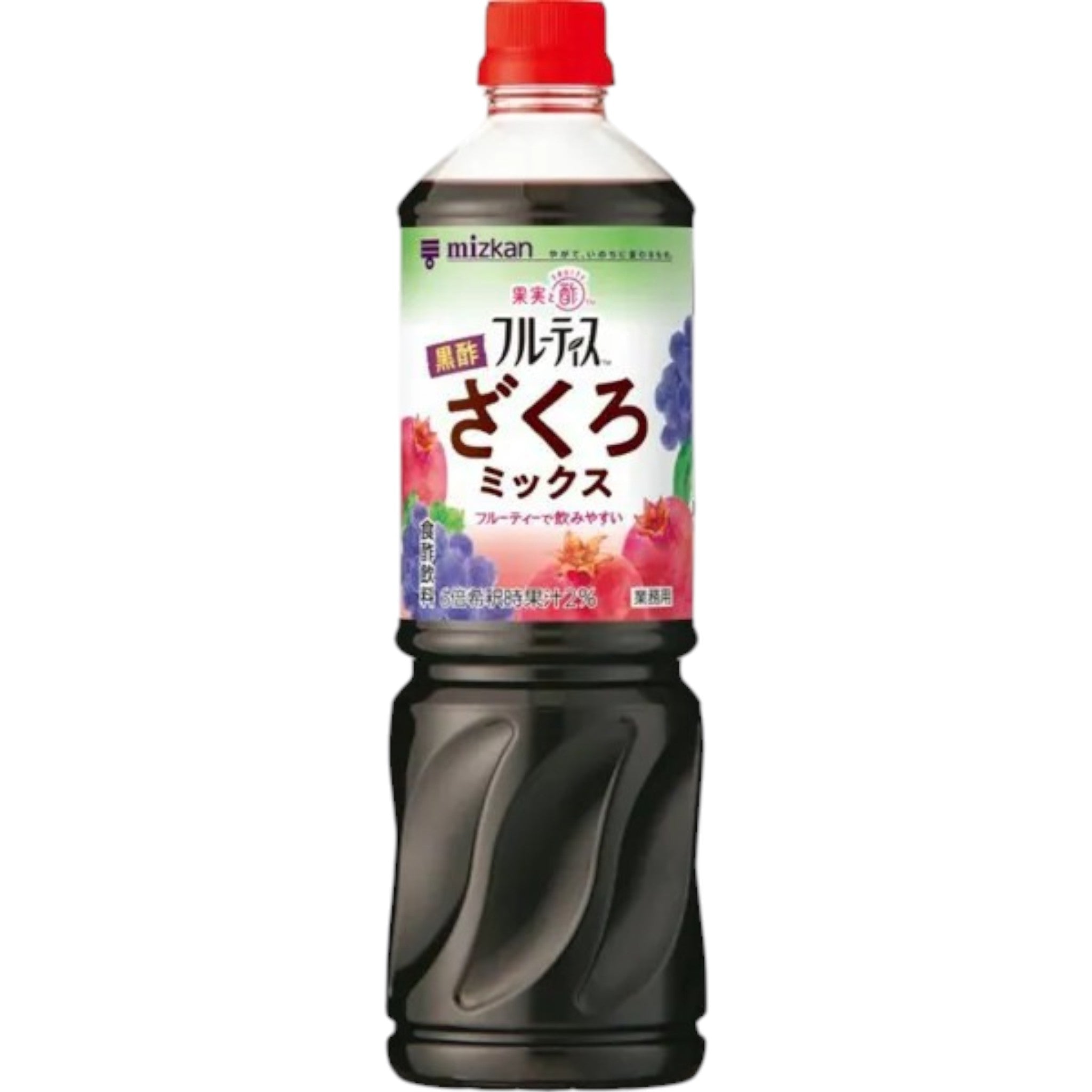 Mizkan Fruity Black Vinegar Pomegranate Mix (6x Concentrated) 1000ml