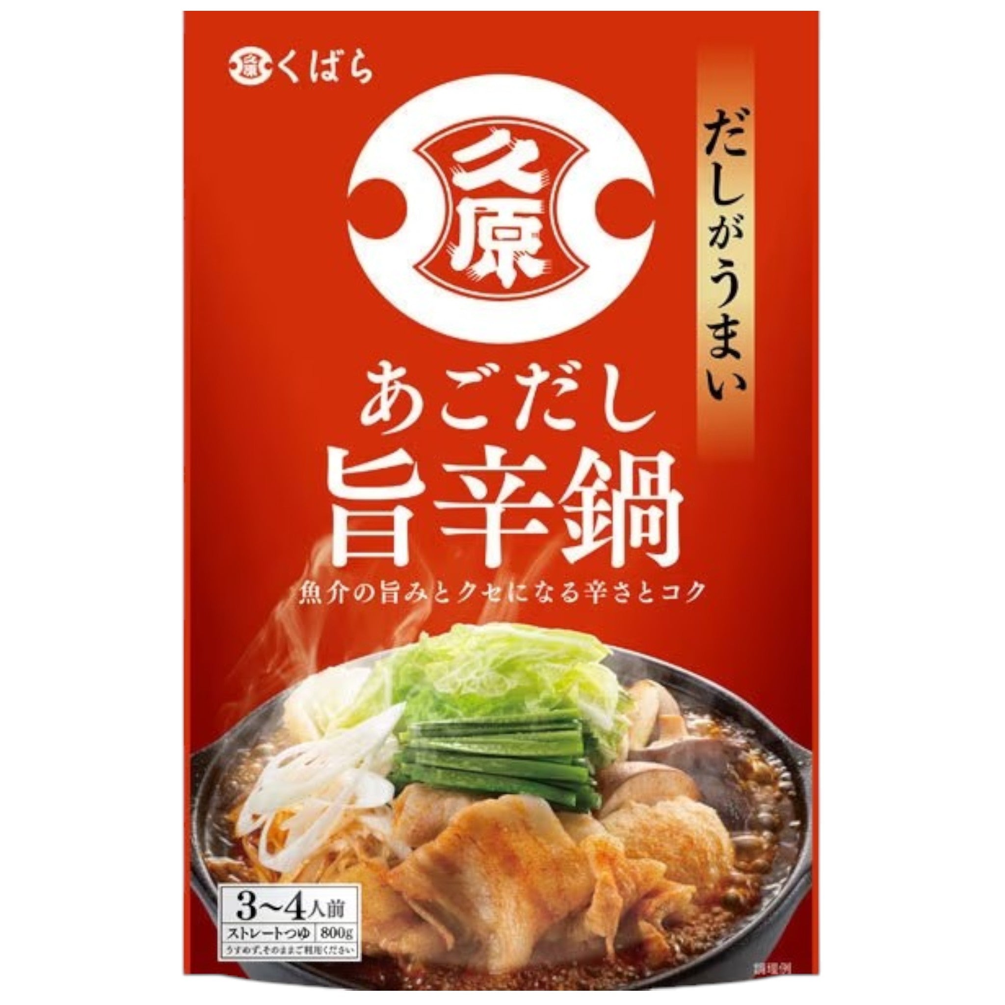 Kuhara Spicy Ago Dashi Hot Pot Sauce 800g (Ready-to-Use)