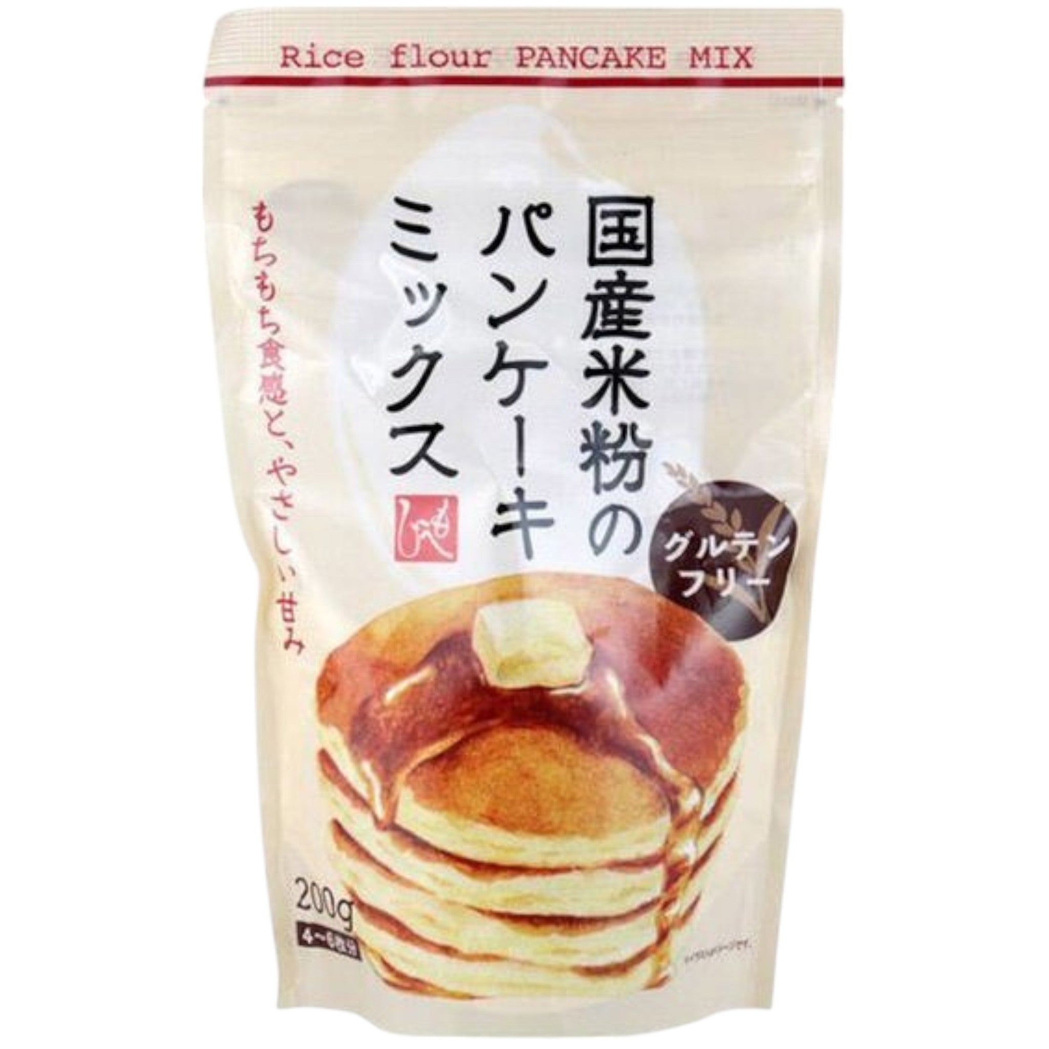 Moheji Japanese Rice Flour Pancake Mix Gluten-Free 200g