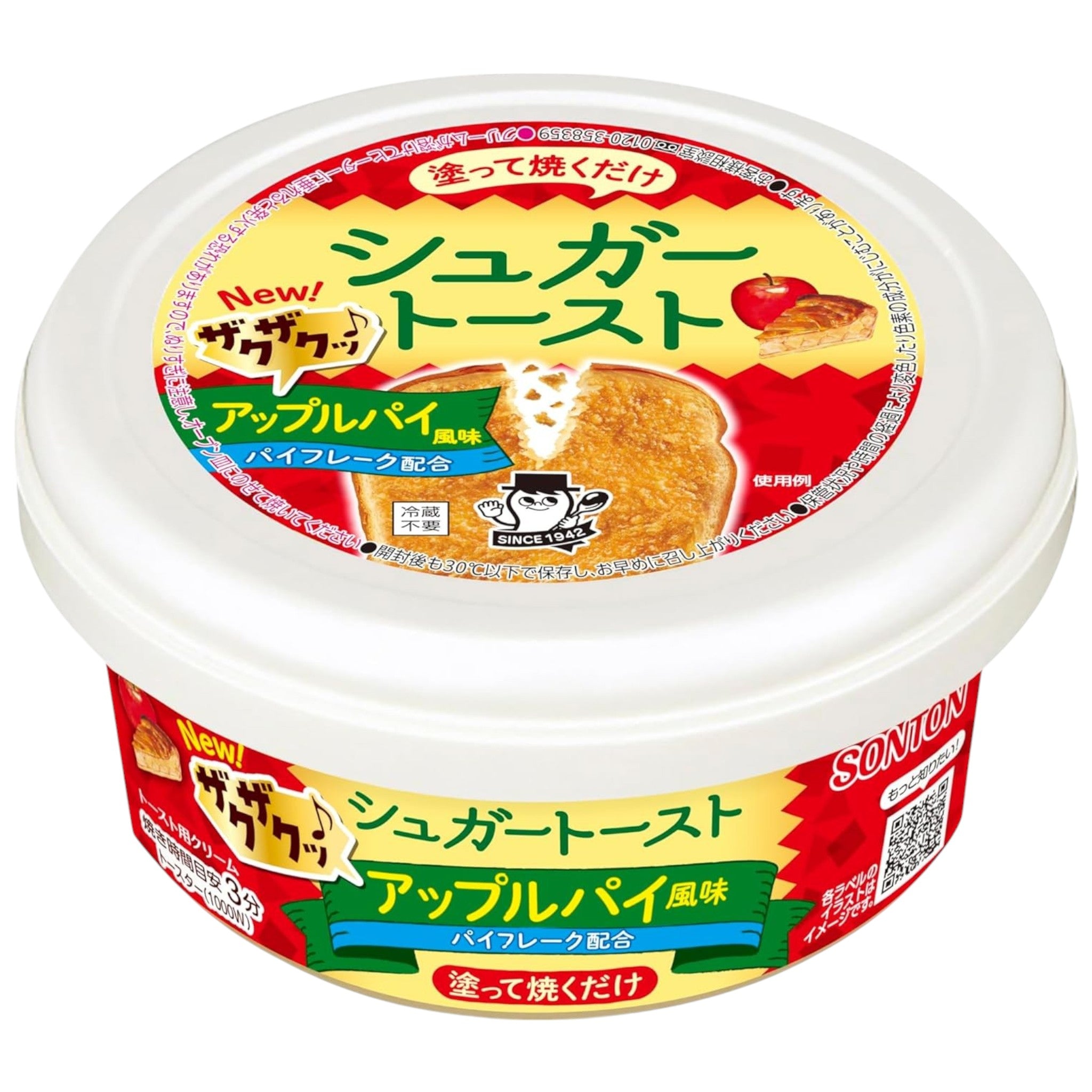 Sonton Sugar Toast Crunchy Apple Pie Flavor 90g