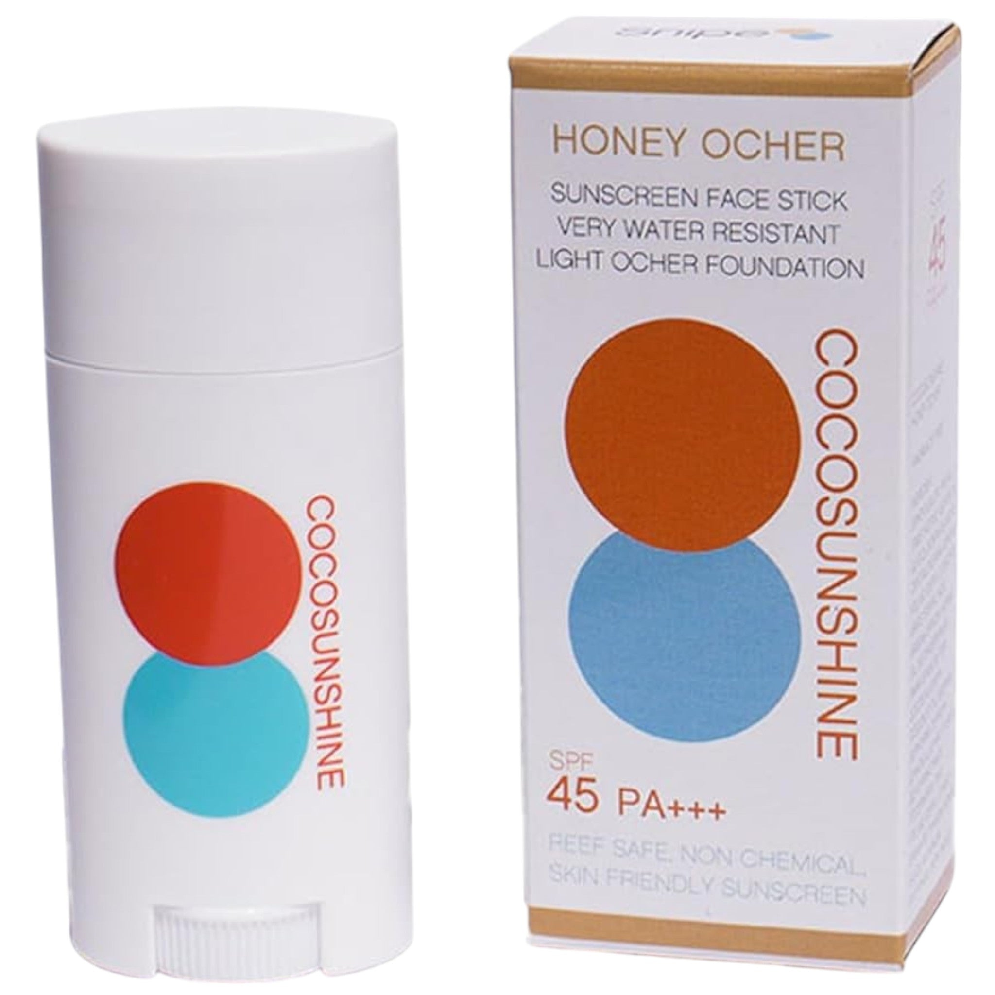 Cocosunshine Sunscreen Stick SPF 45 PA+++ Honey Ochre