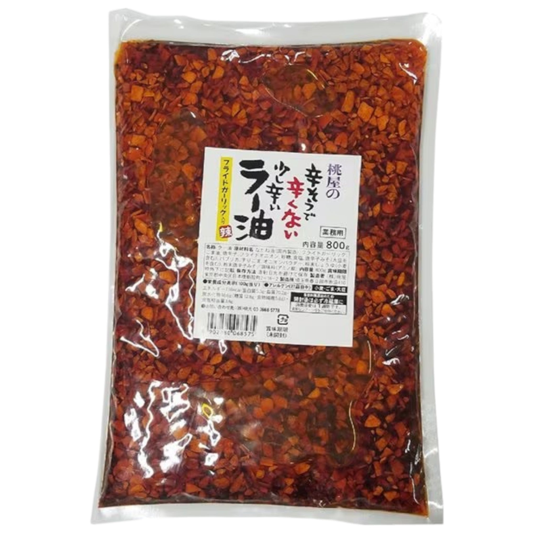 Momoya Mild Chili Oil with Crunchy Garlic 800g