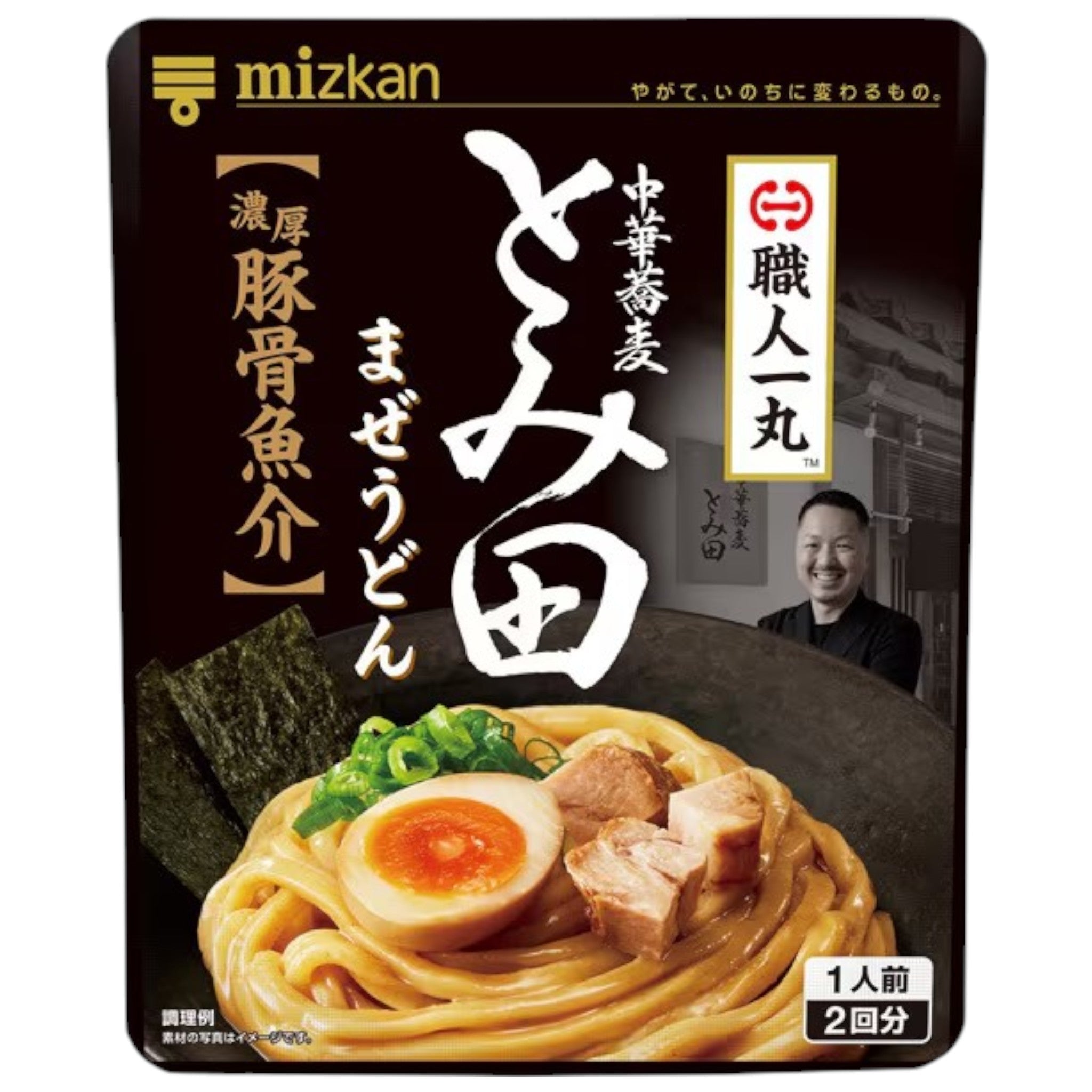 Mizkan Tomita Maze Udon Sauce – Rich Tonkotsu & Seafood 56g (2 Servings)