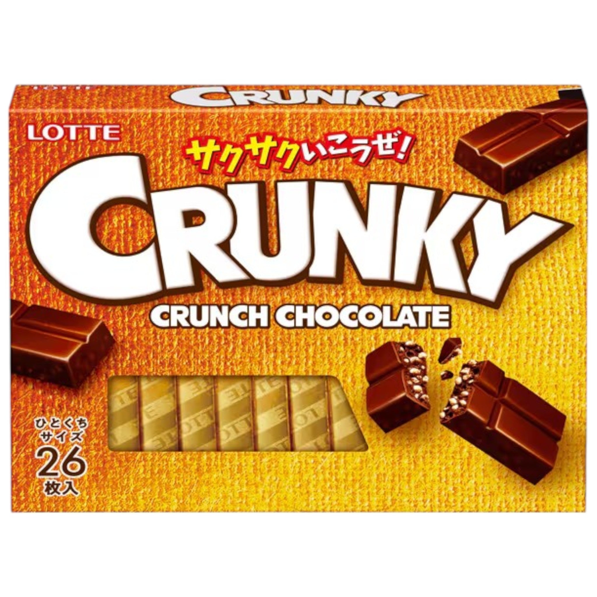 Lotte Crunky Excellent 26 Pieces