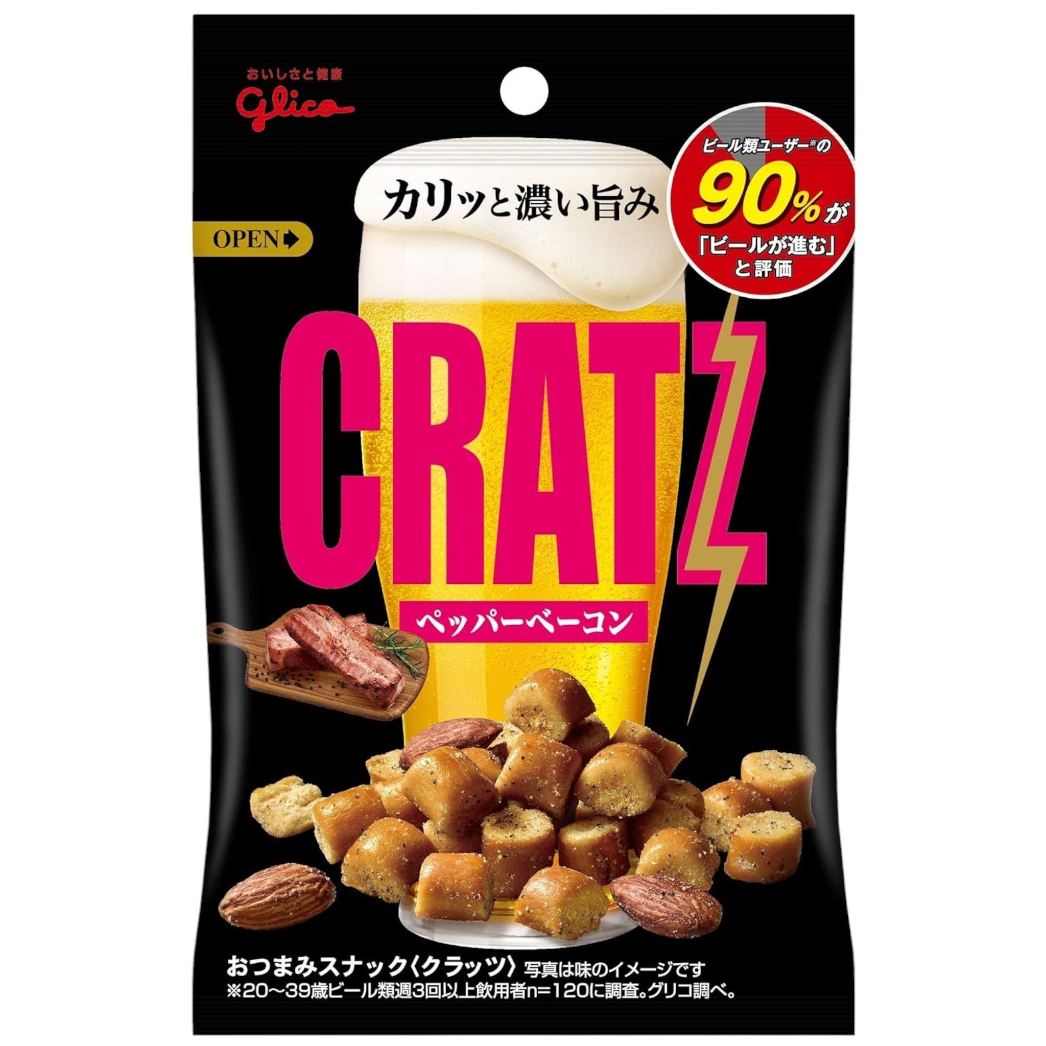 Glico Cratz Pepper Bacon 42g