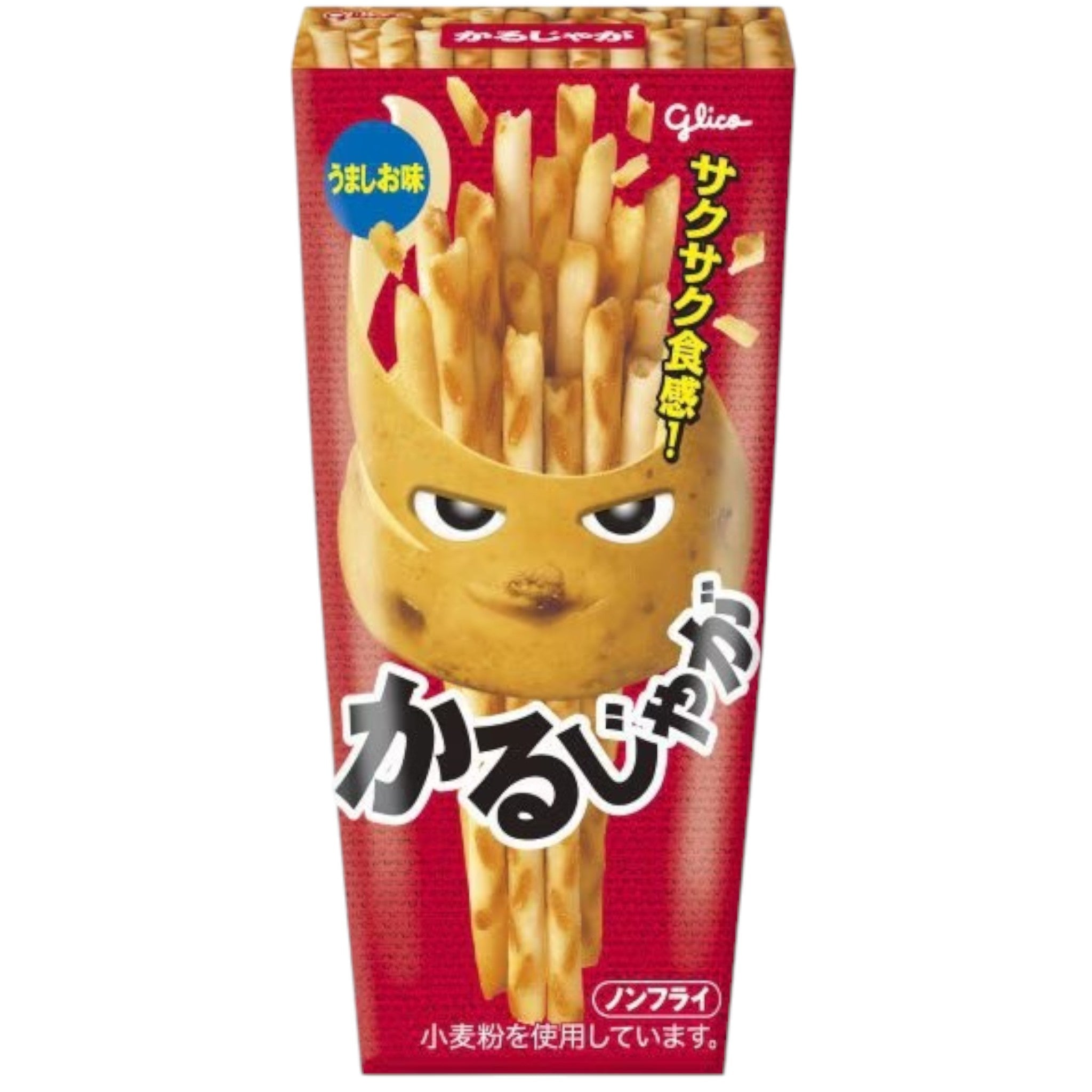 Glico Karu Jaga Light Crispy Potato Sticks – Umashio Salt Flavor 41g