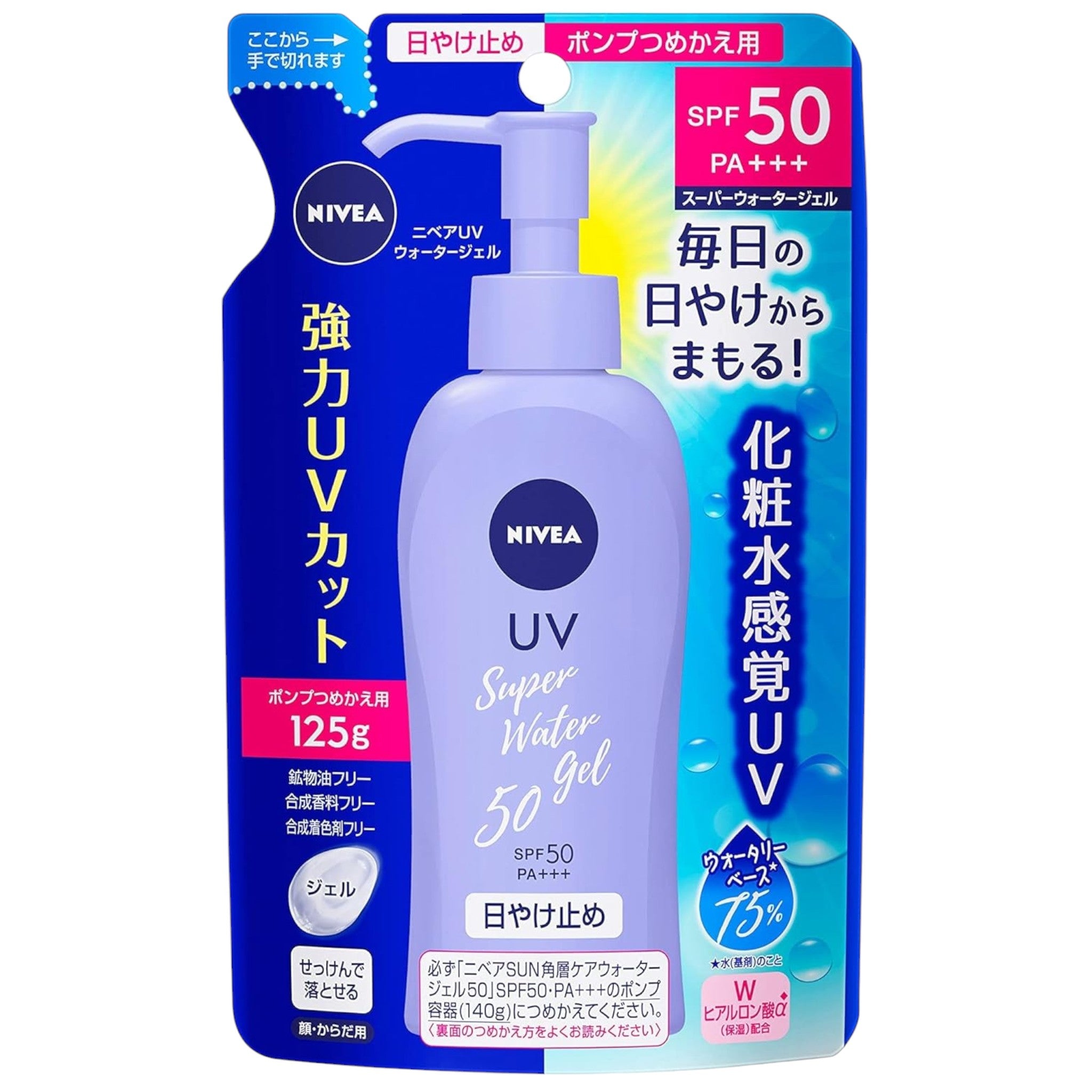 Nivea Sun Protect Water Gel Refill SPF50 PA+++ 125g