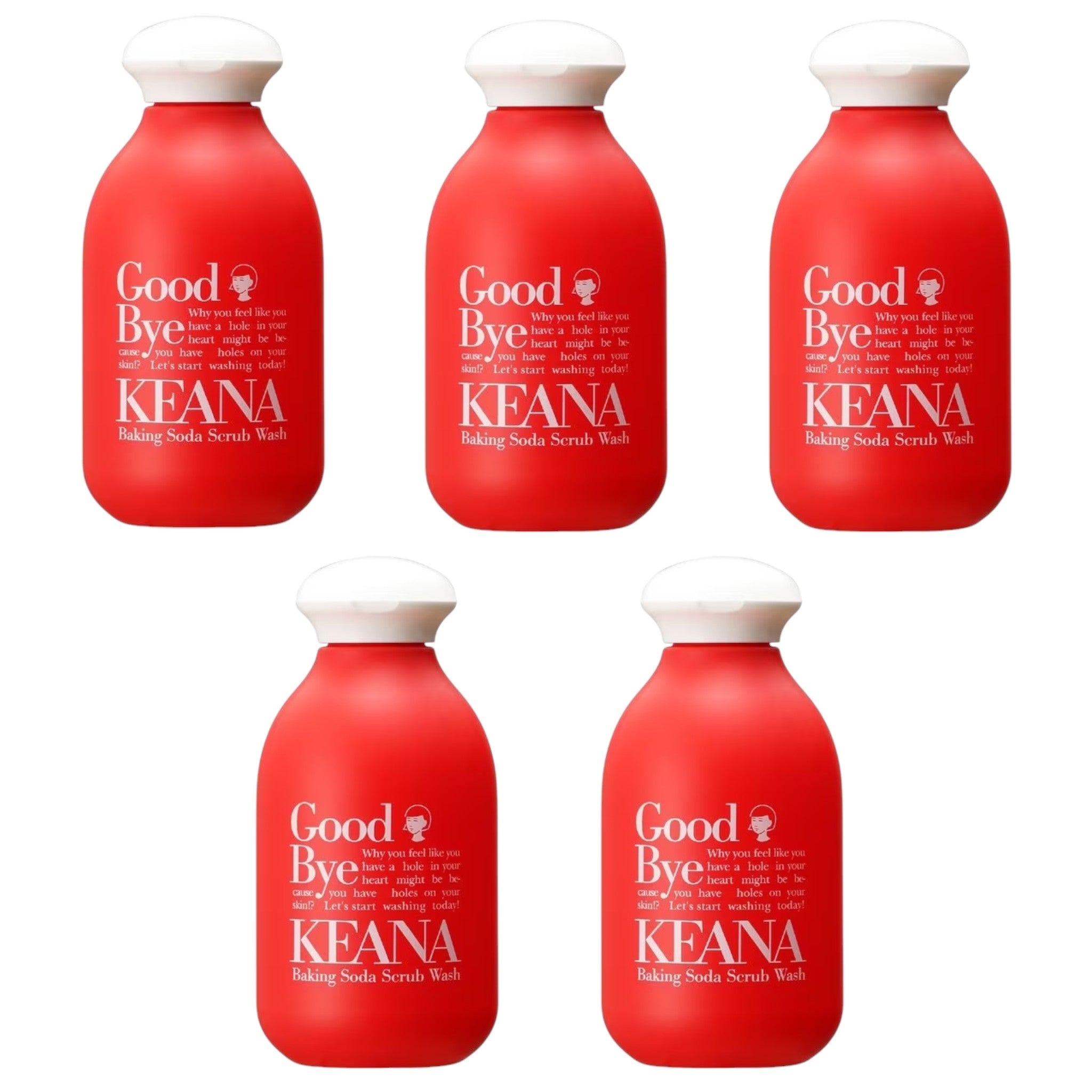 Keana Nadeshiko Baking Soda Scrub Face Wash (5 Packs)