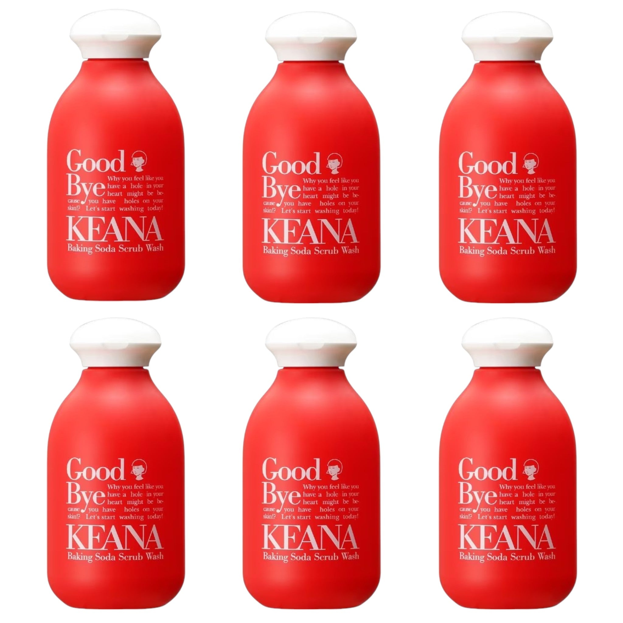 Keana Nadeshiko Baking Soda Scrub Face Wash (6 Packs)