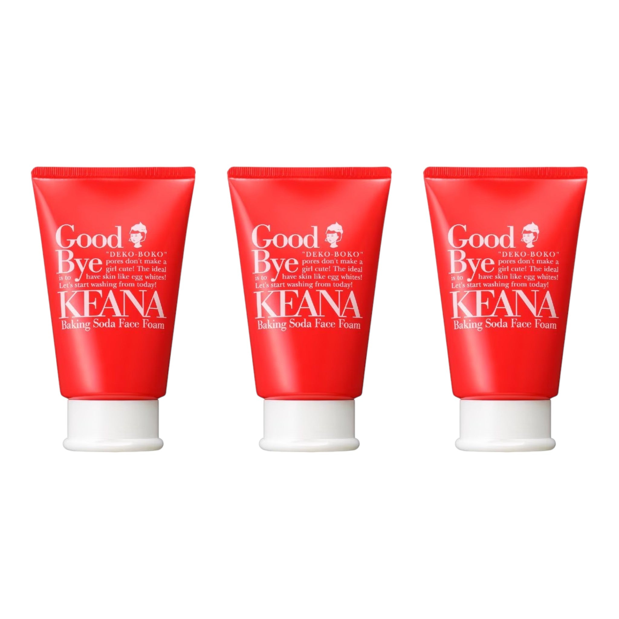 Keana Nadeshiko Baking Soda Foam Face Wash (3 Packs)
