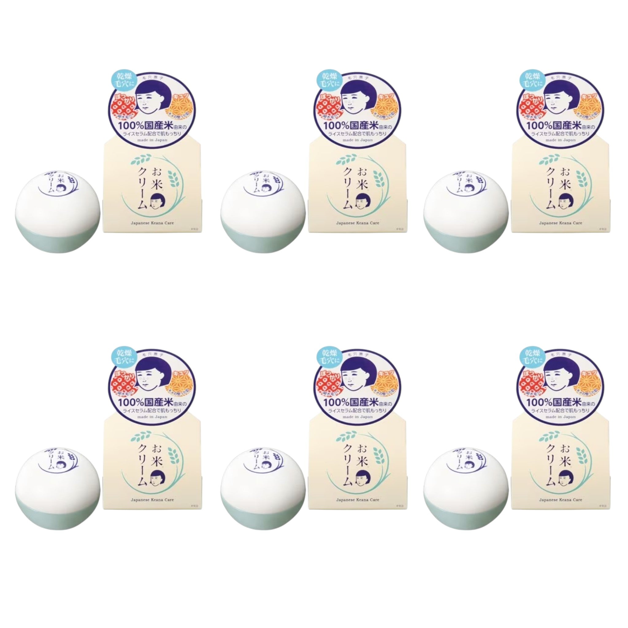 Keana Nadeshiko Rice Cream 30g (6 Packs)