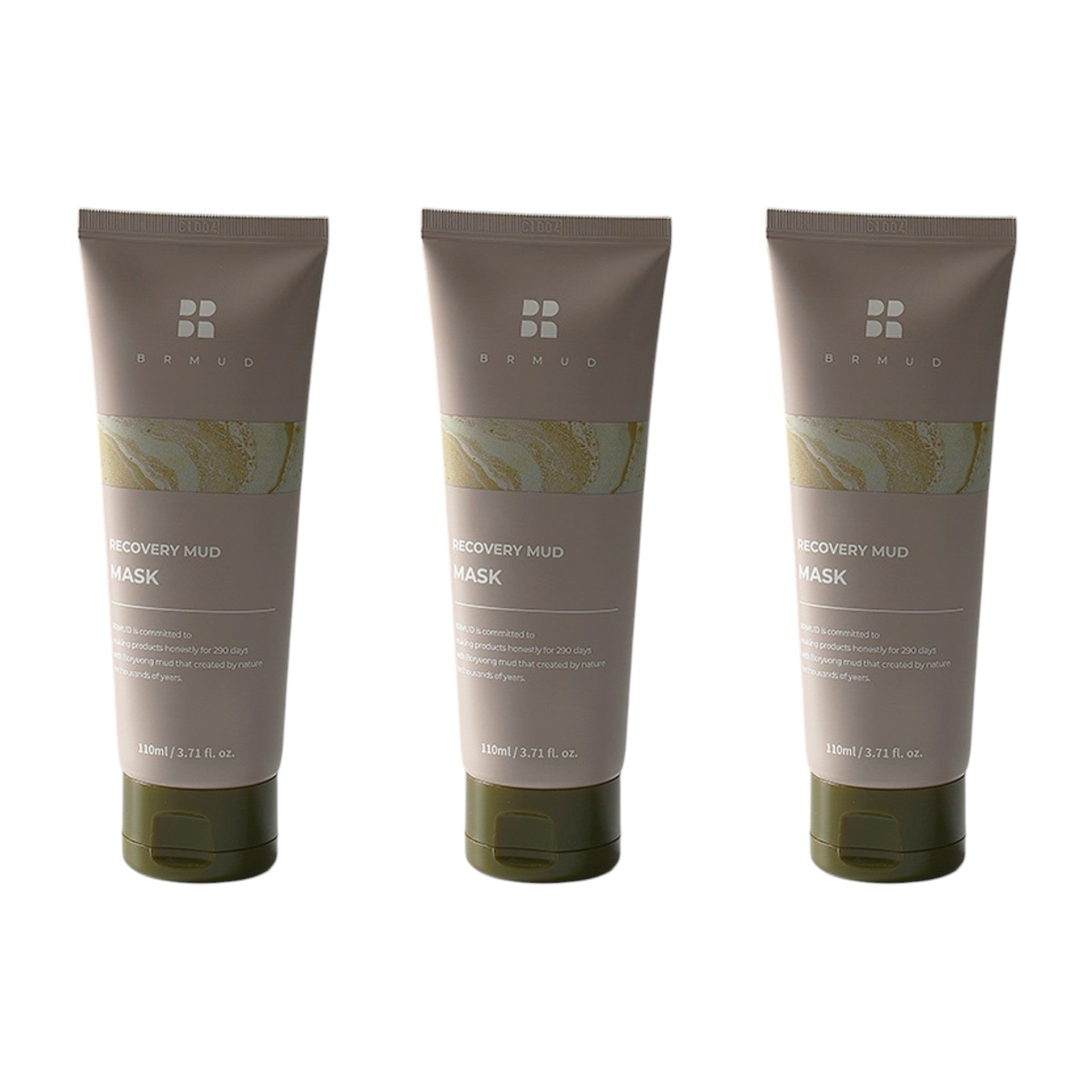 BRMUD Recovery Mud Mask 110ml (3 Packs)