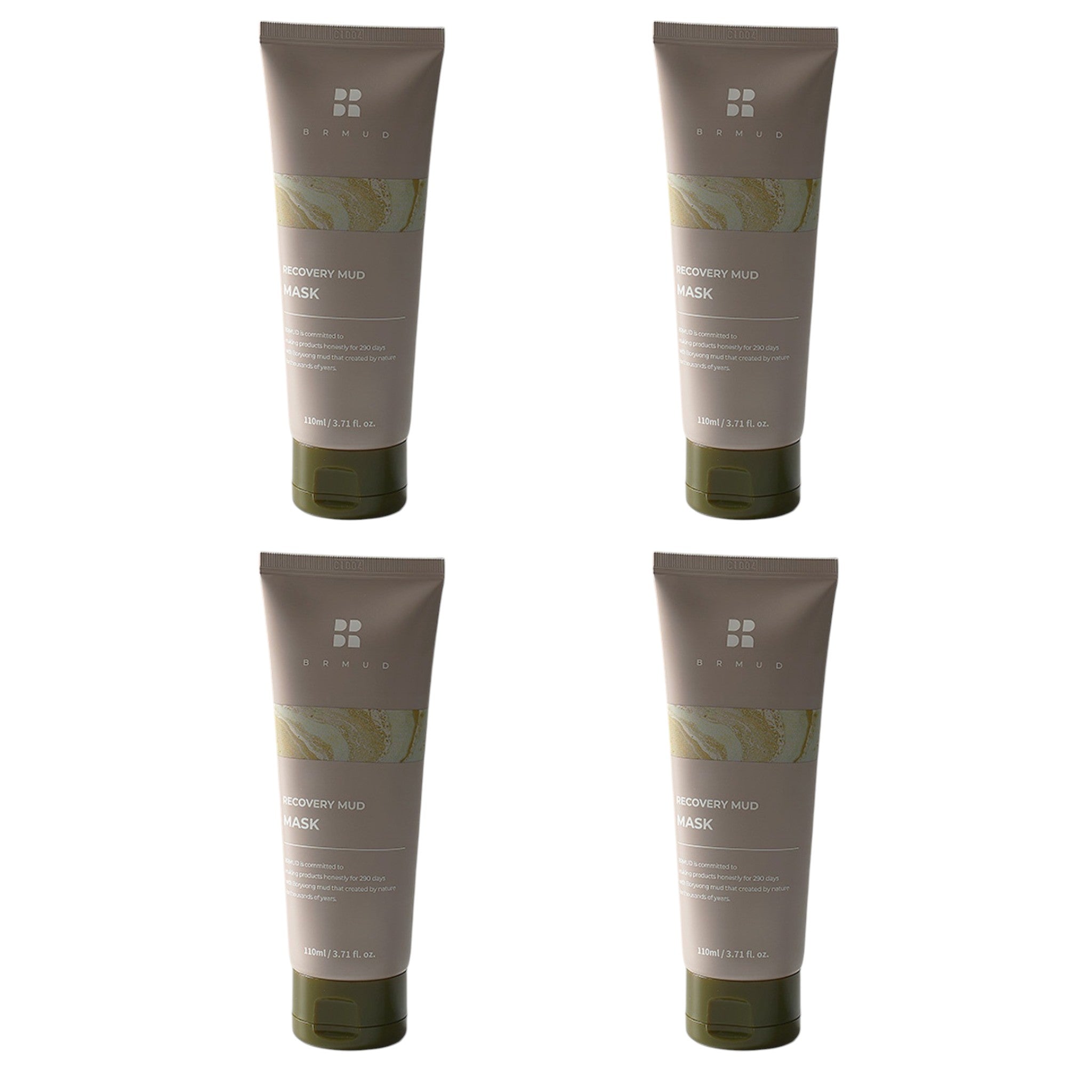 BRMUD Recovery Mud Mask 110ml (4 Packs)